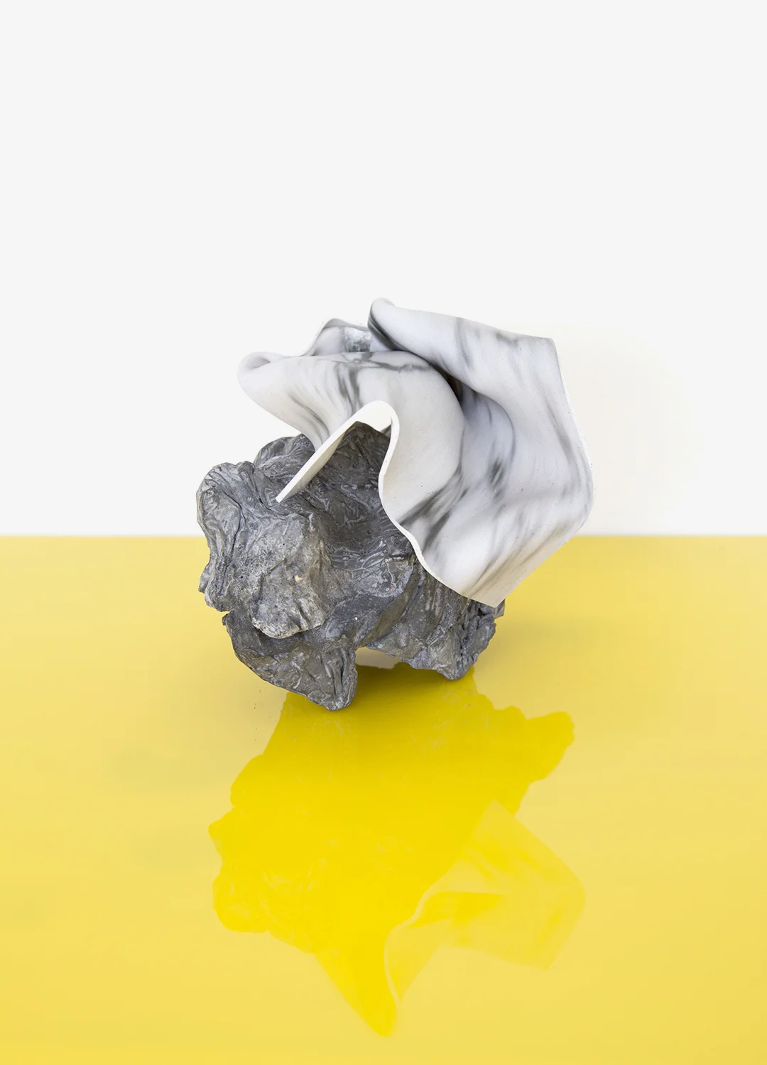Stone Effect (marble) 2016 Concrete and inkjet print on acrylic approx 20cm x 20cm x 20cm multiple of 5