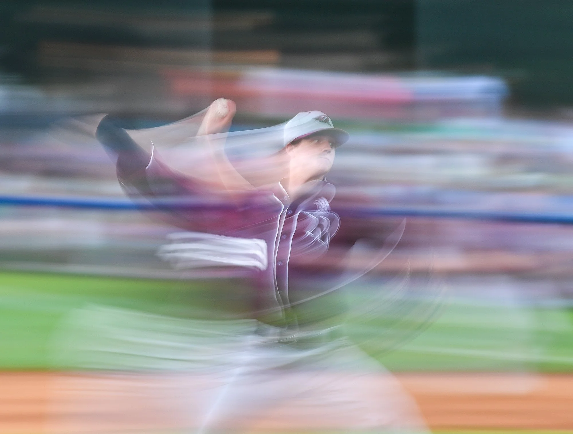   2023 NPPA Monthly News Clip Contest 2nd Place   Raptors pitcher Charlie Royle throws the ball Tuesday, Aug. 8, 2023, during the Raptors’ 10-6 loss to the Pickles in the first game of the WCL Divisional Series at Walker Stadium in Portland. 