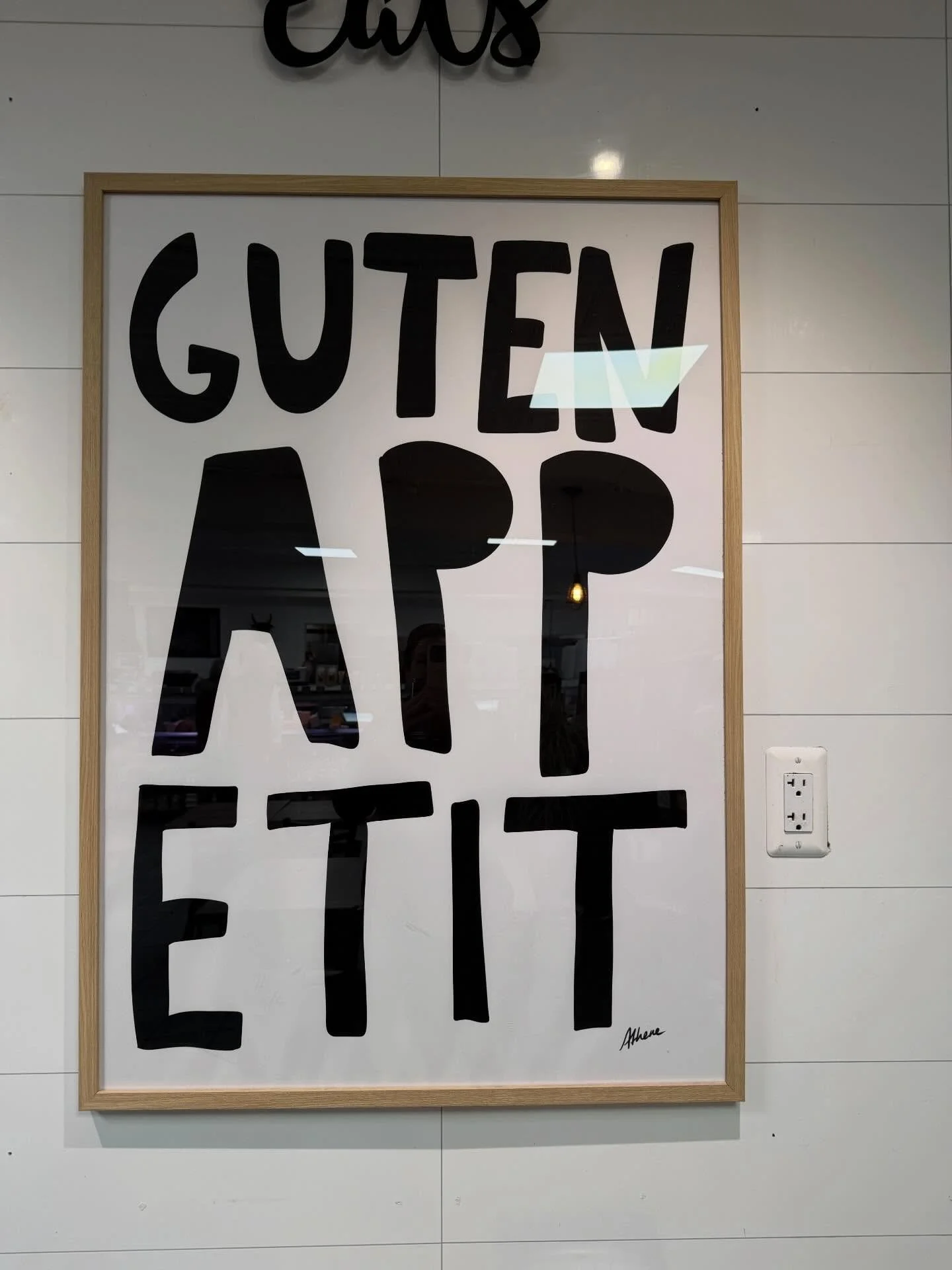 Went to the German Butcher for the first time. Yummy! Great German posters too!