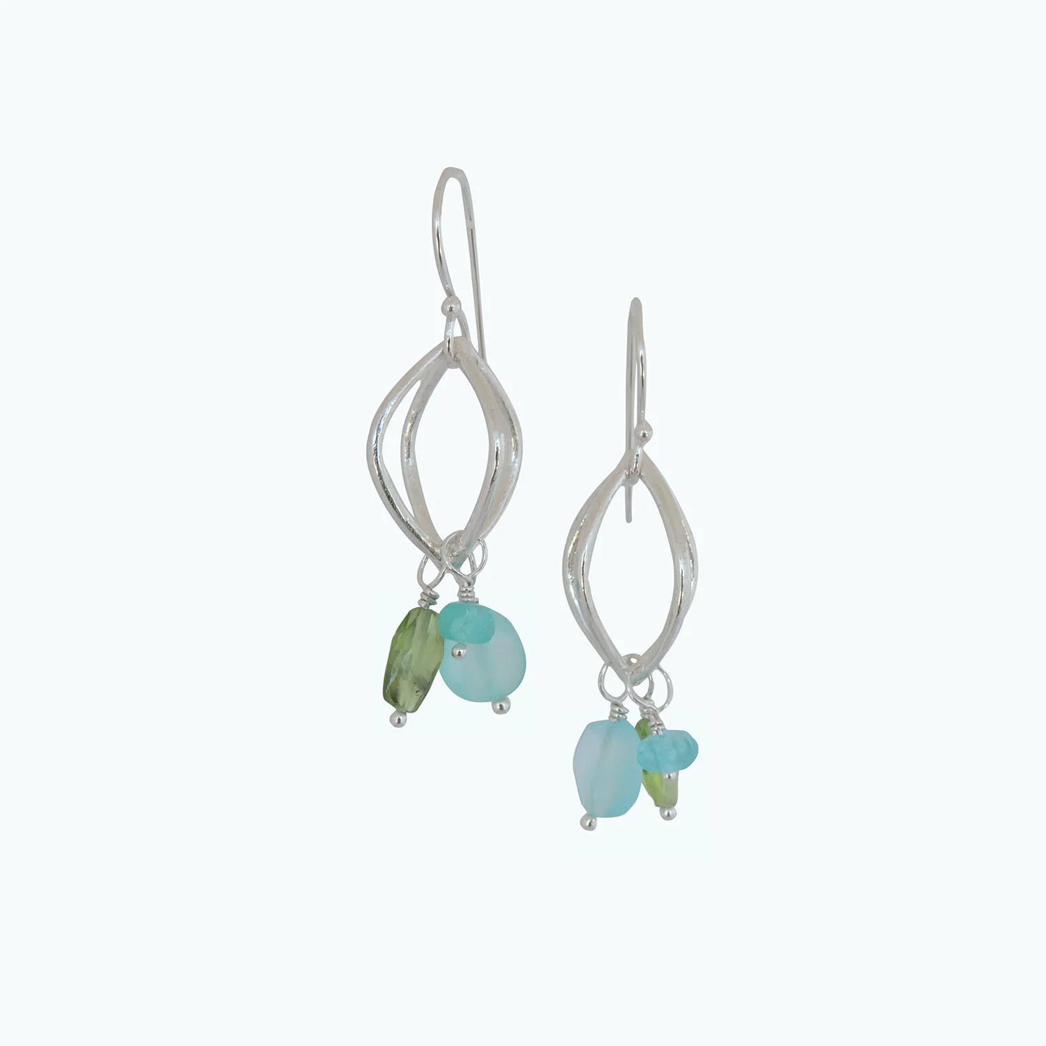 Mint Lantern Earrings