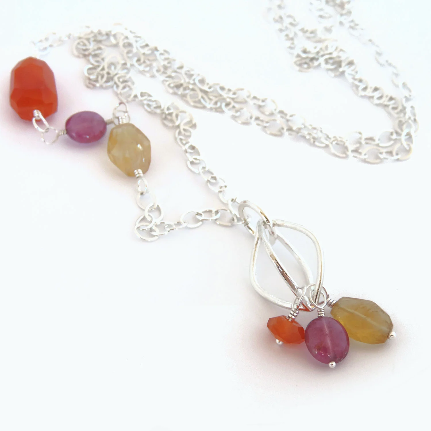 Citrus Lantern Necklace