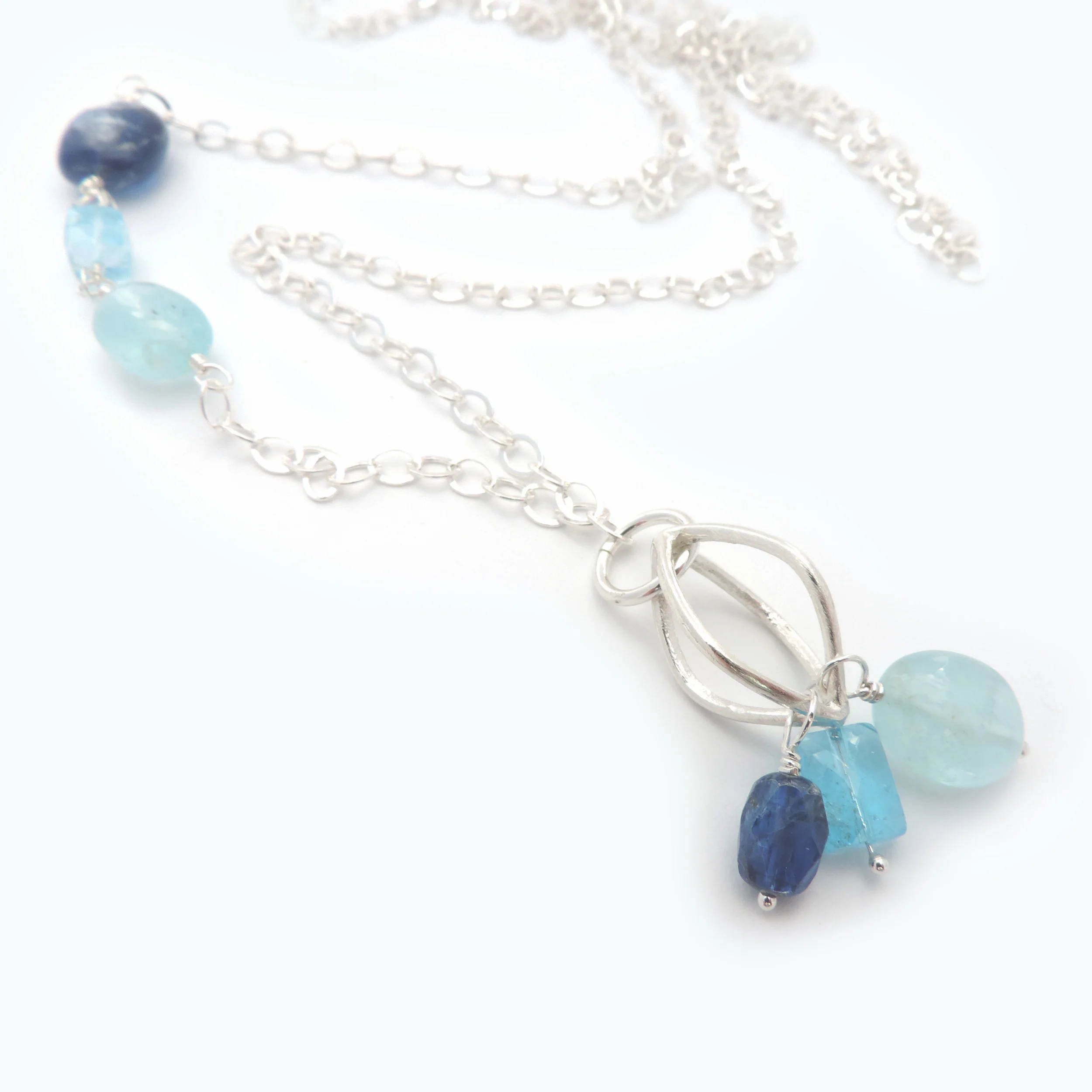 Blueberry Lantern Necklace