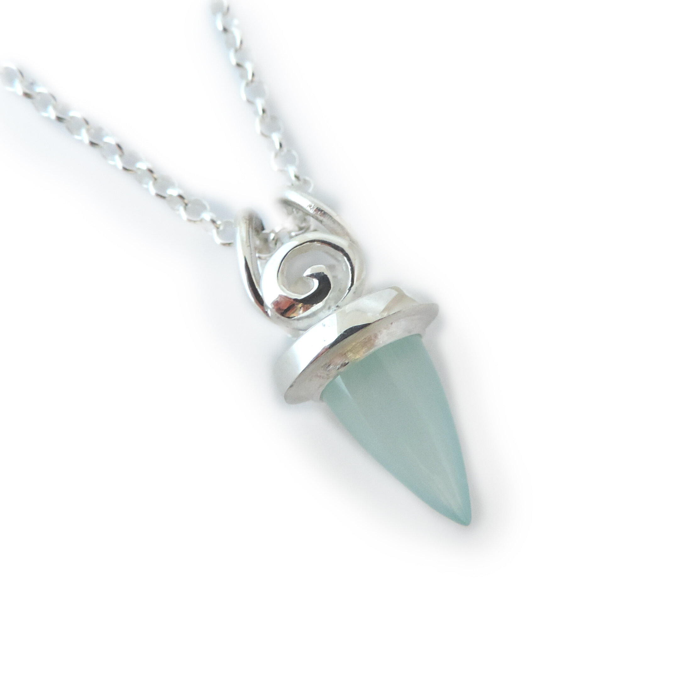 Aquamarine Bullet pendant