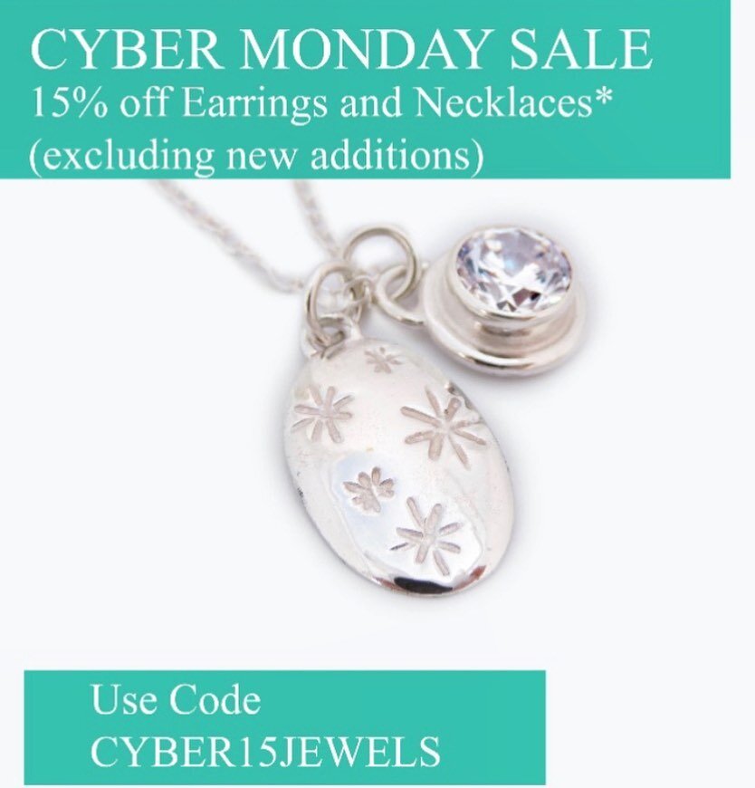 Yup it&rsquo;s happening! TODAY ONLY you&rsquo;ll get 15% off earrings and necklaces (excluding NEW additions) use code CYBER15JEWELS at checkout and the discount will be calculated. Happy shopping! 
janetsteinjewelry.com