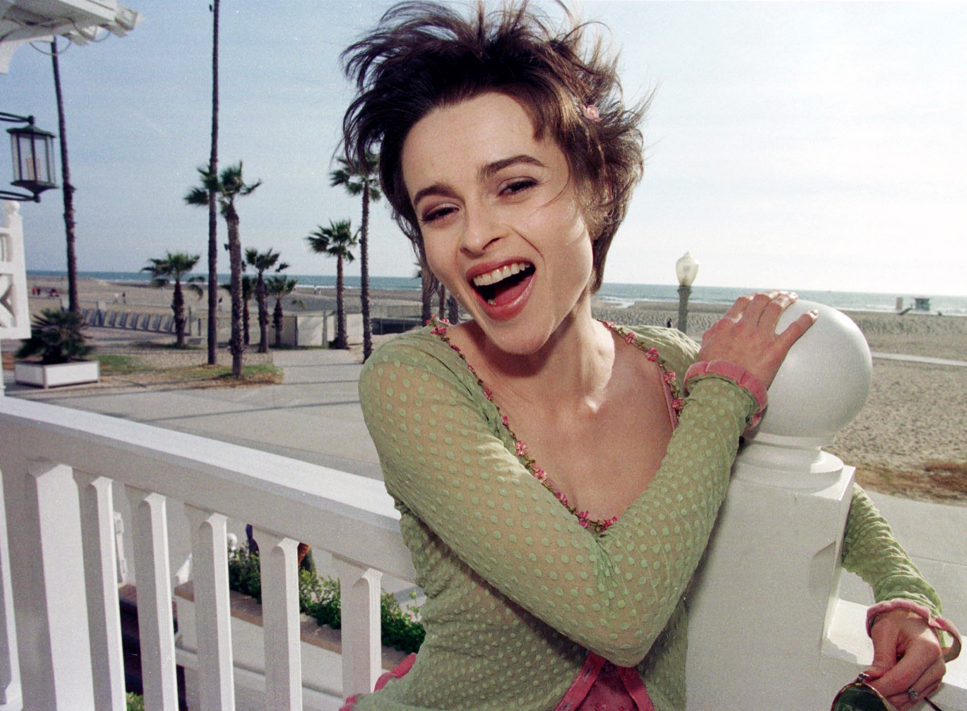 Helena Bonham-Carter, pre-Academy Awards party, Santa Monica, 1998.