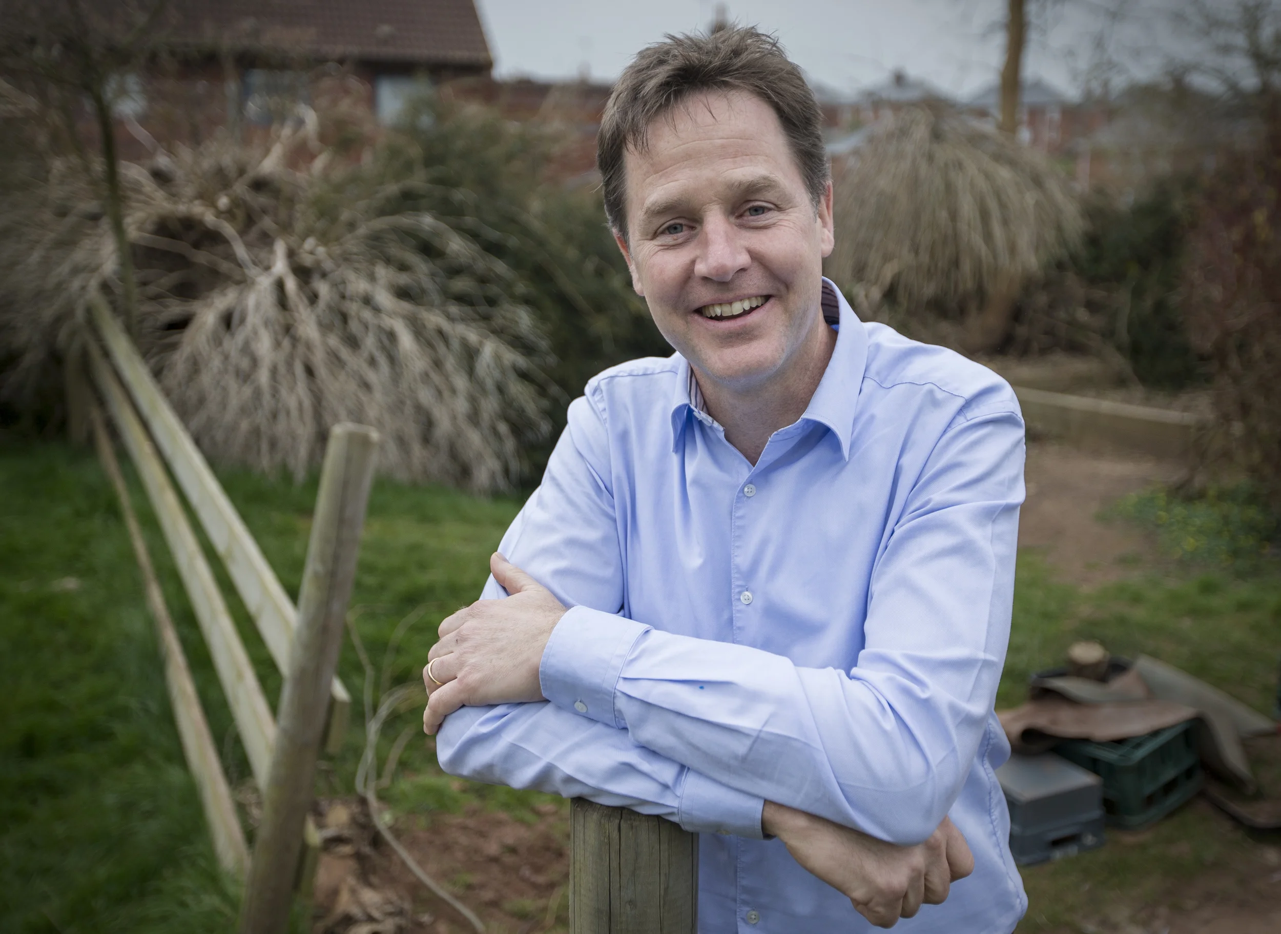  Liberal Democrat Leader and Deputy British Prime Minister, Nick Clegg, Devon, 2014. 