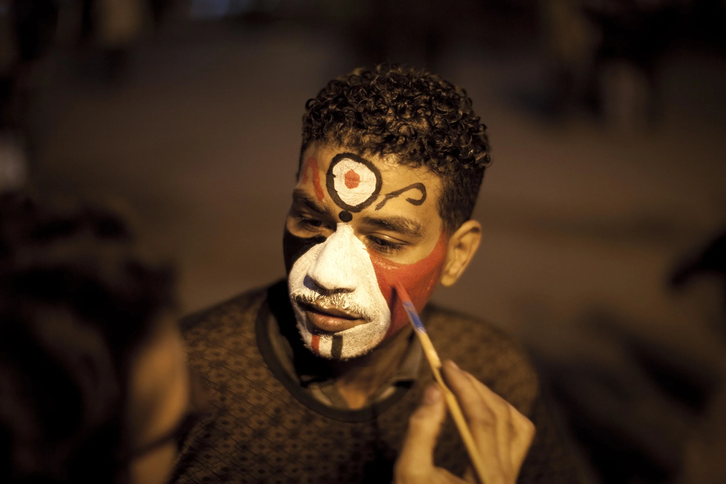  Anti Mubarak protester, Tahrir square, Cairo, 2011. 
