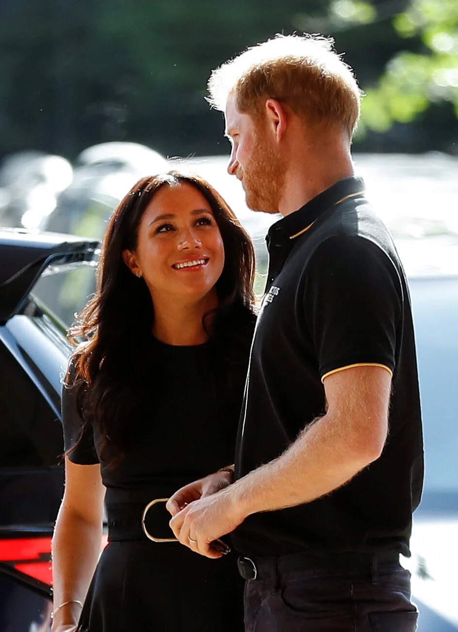  Britain's Prince Harry and Meghan, Duchess of Sussex arrive to attend the Boston Red Sox v New York Yankees match in London, Britain, June 29, 2019. 