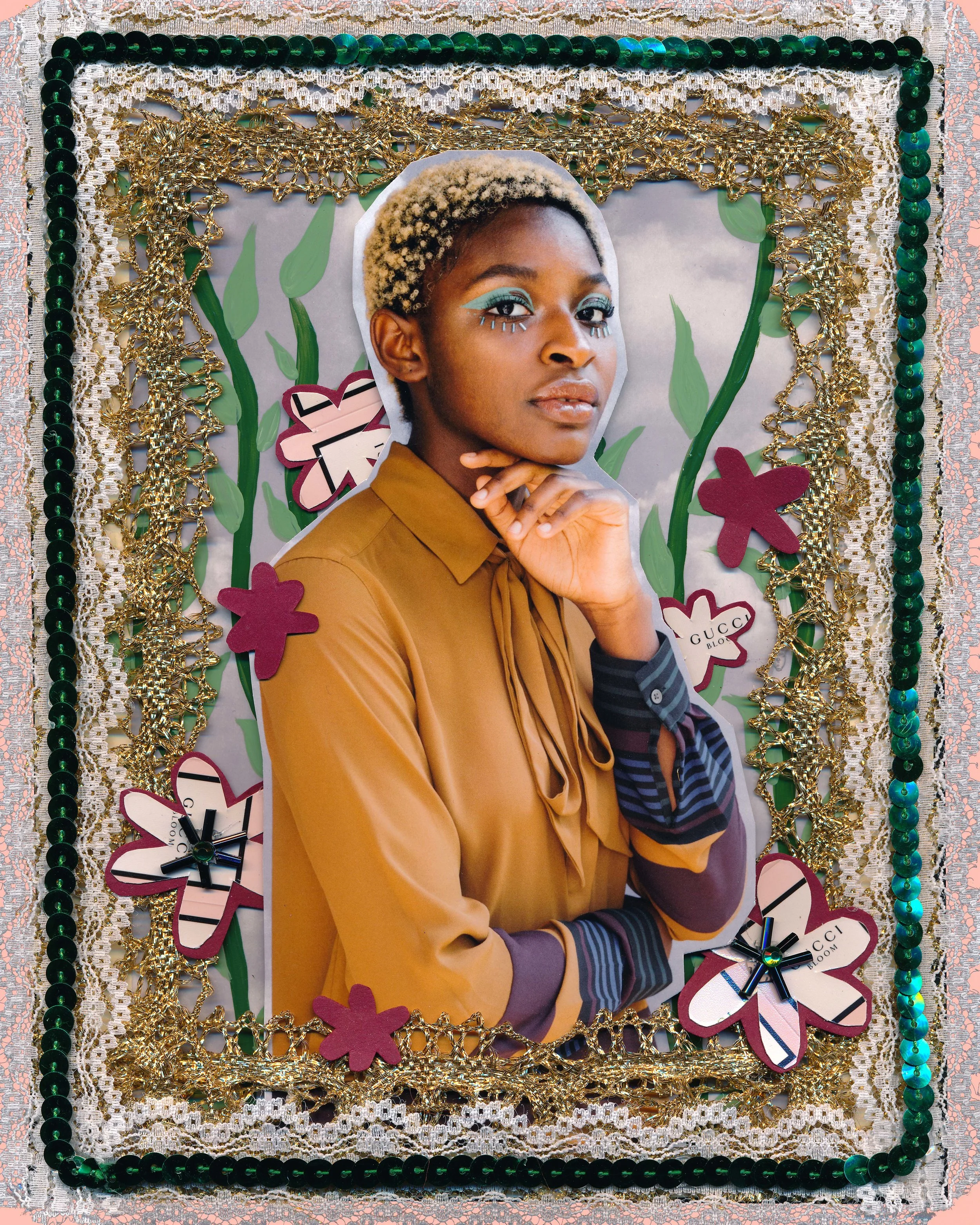 Rokhaya Sylla for Gucci Beauty's Bloom, 2017.
