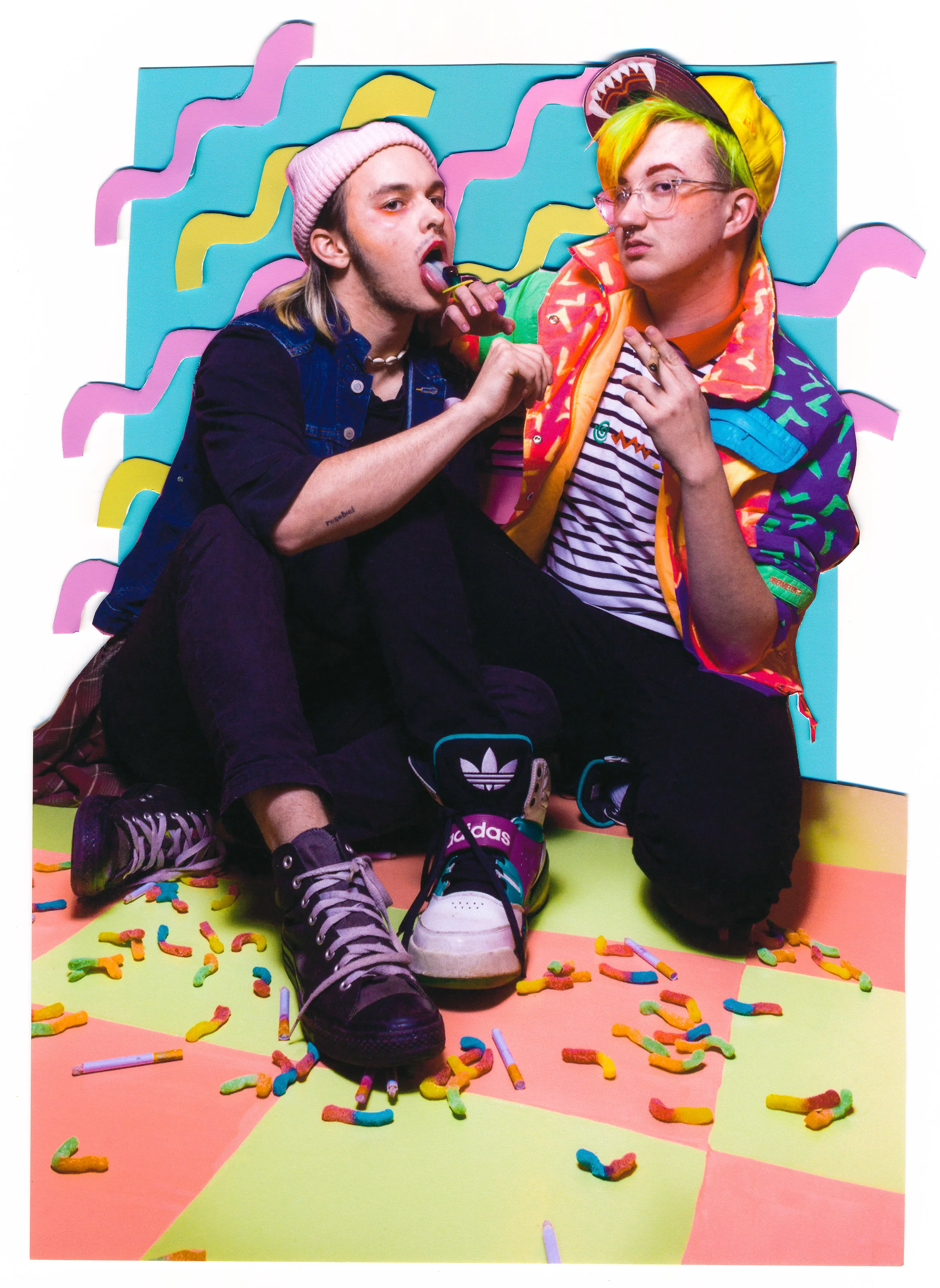 7 Photos That Capture the Queer-Inclusive High School of Our Dreams , for Them., 2018. In collaboration with Stevie King. Models: Yancey Ballard and Nico Soiree