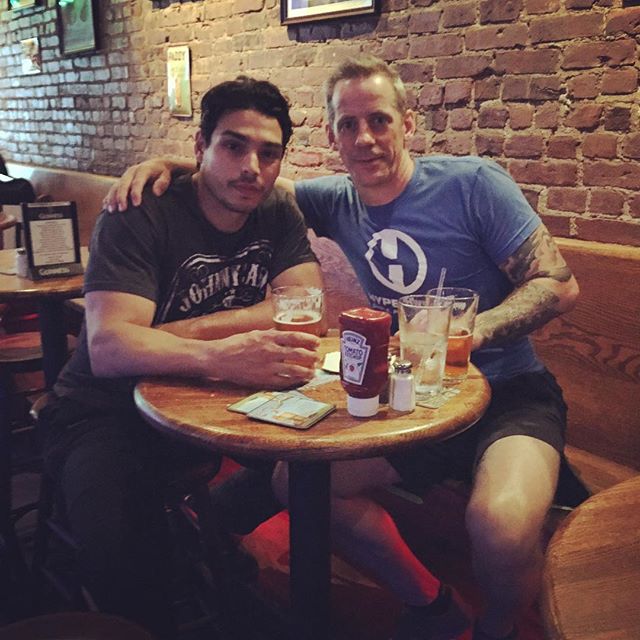 Catching up on life and shop with @condronfitness at an Irish pub, just like the good ol' days. #trainers #coach #fitness #friends #shoptalk #strengthtraining #beer #nyc