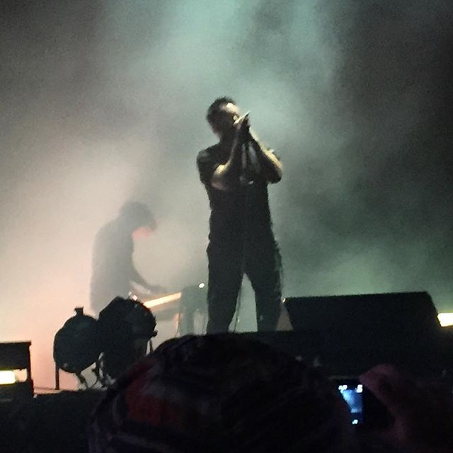 Trent unleashed Nine Inch Nails and saved us all. #nyc #panorama #nineinchnails #nin #trentreznor #goodmusic #livemusic #life #sundaymood #addviolence