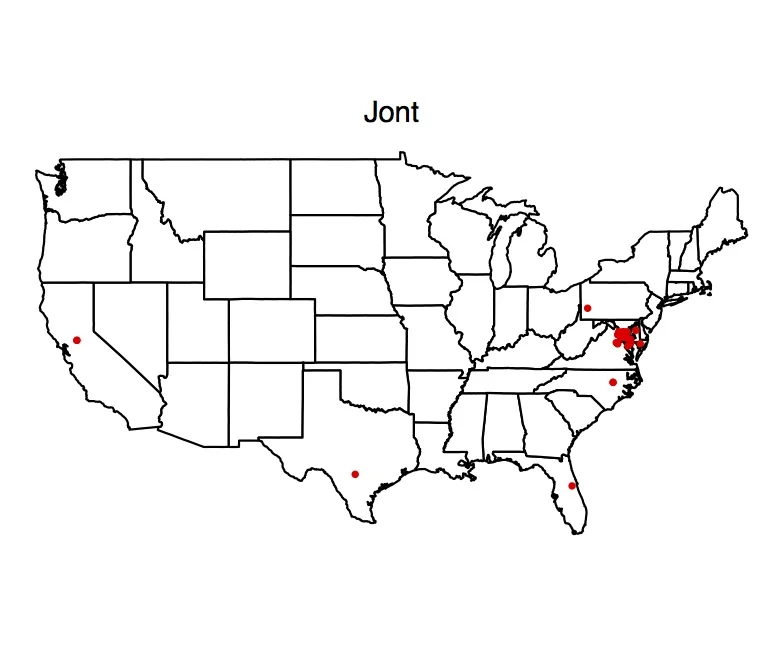 DC's newly famous "Jont." for more information, see Frances Sellers' fantastic article in the Washington Post, Is There a D.C. Dialect? It's a Topic Locals are Pretty Cised to Discuss, which discusses research by Georgetown's Minnie Annan.