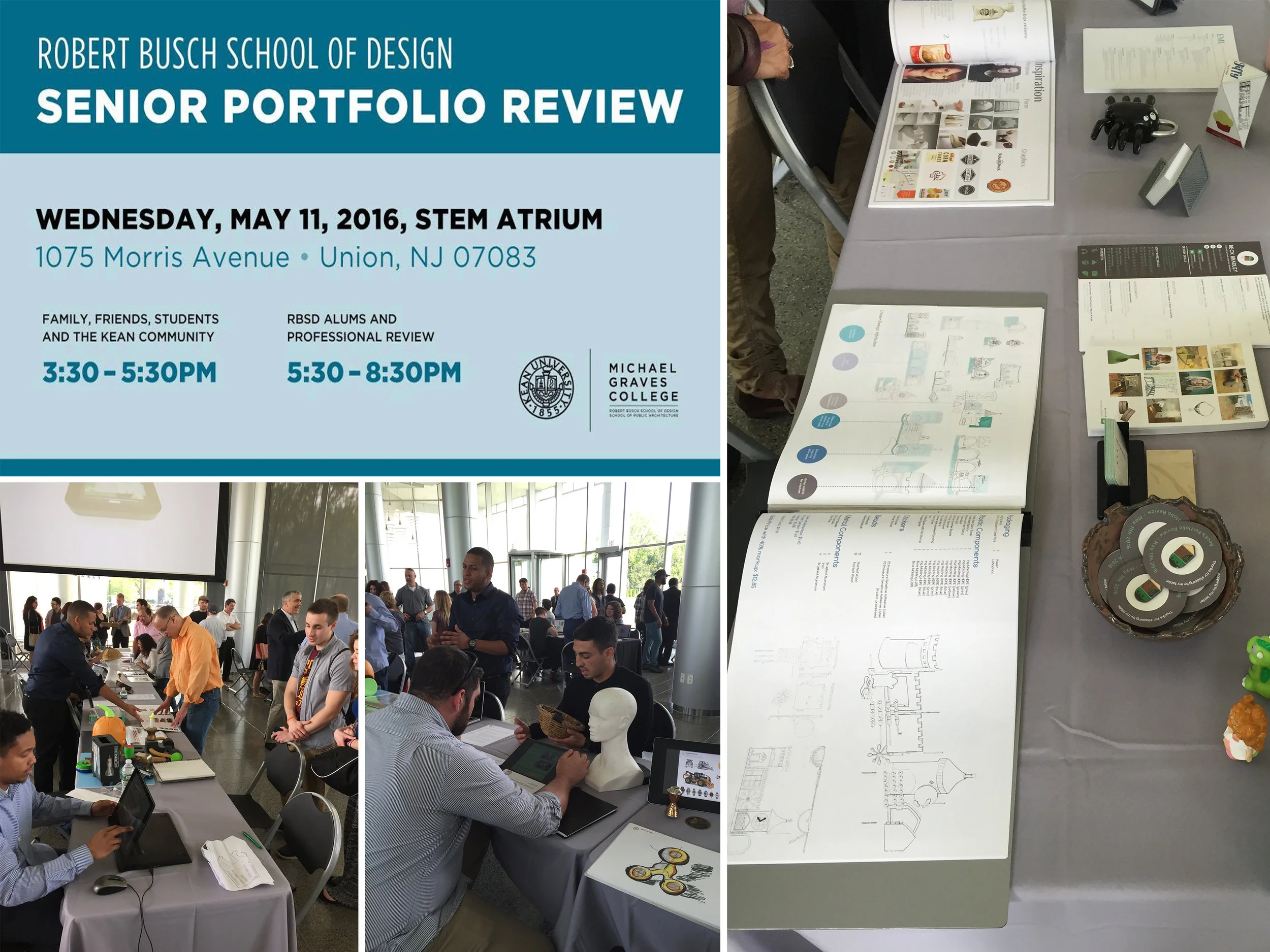 An exciting opportunity for ID seniors! Students met with the alums and professionals to talk about their portfolio. In return, they got positive feedback and had the opportunity to network for a potential internship position. 