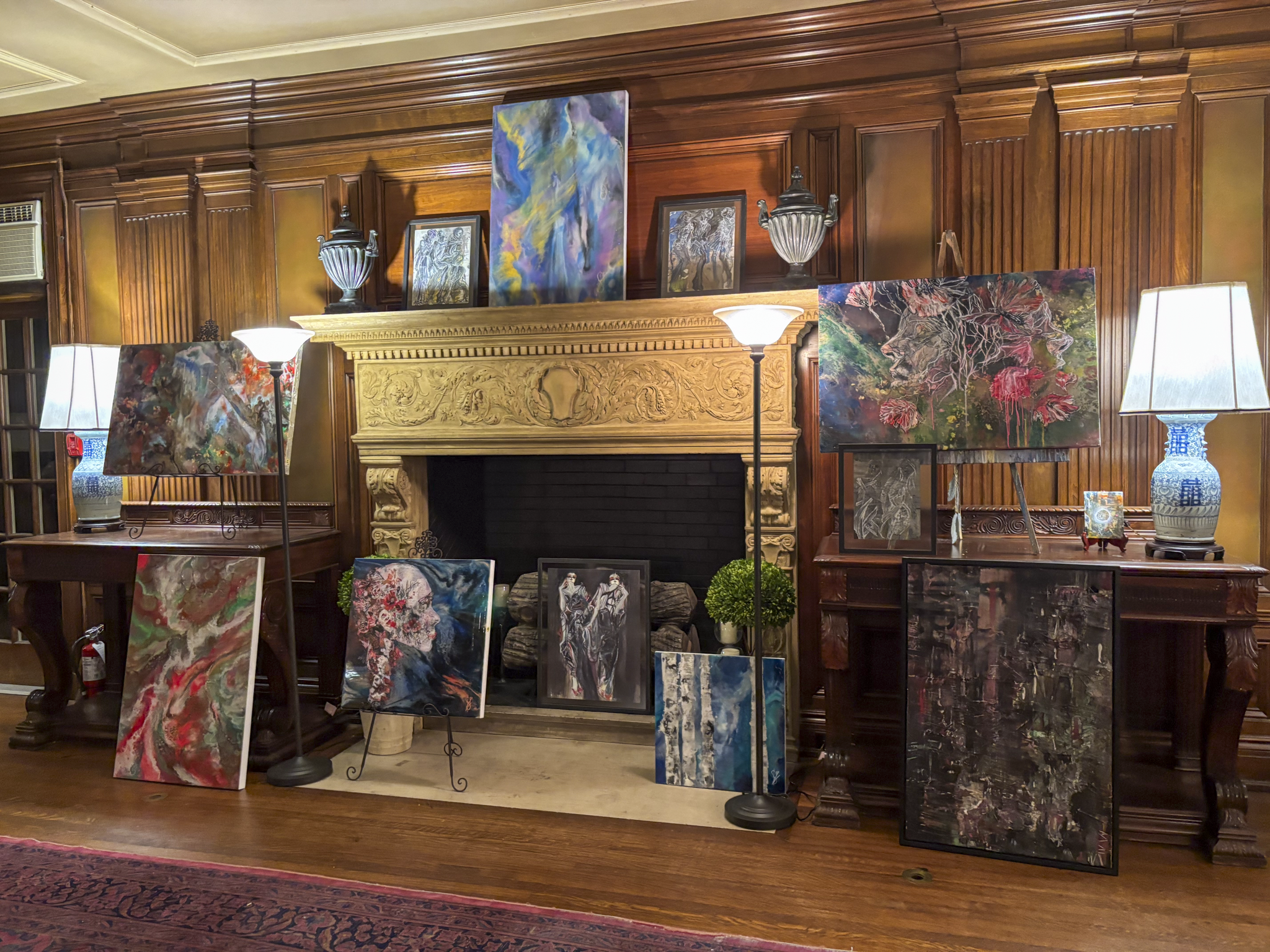 Resin art by Stephanie Hijazi Horne