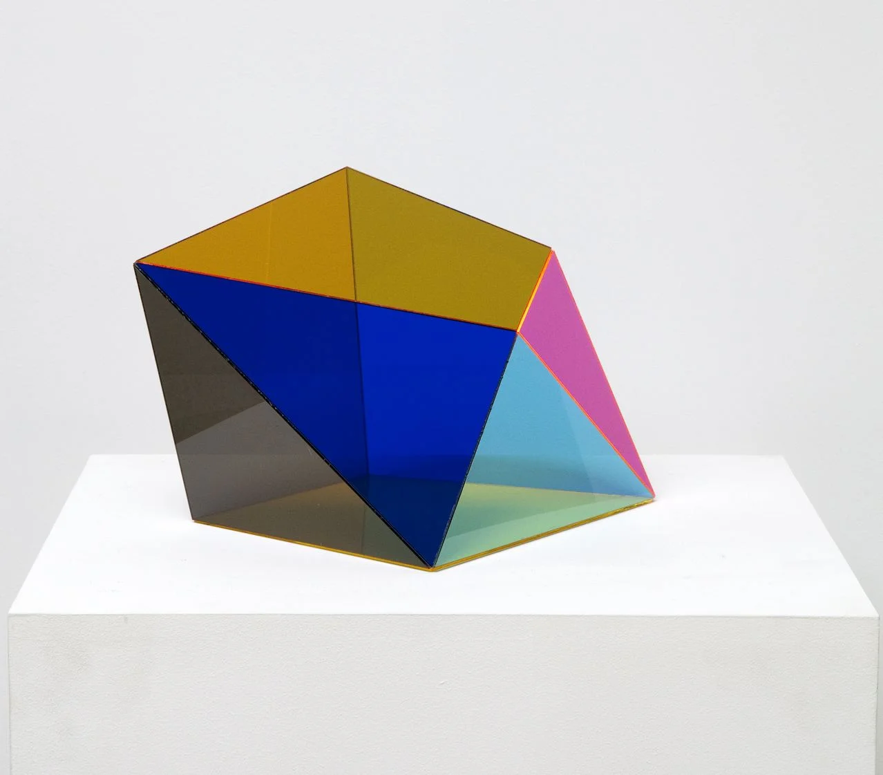 Block Boulder 2012 Acrylic 65 x 50 x 50cm