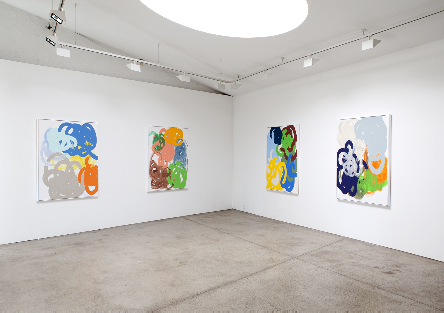 'Tangle Paintings' 2011 Sarah Cottier Gallery, Sydney Installation View