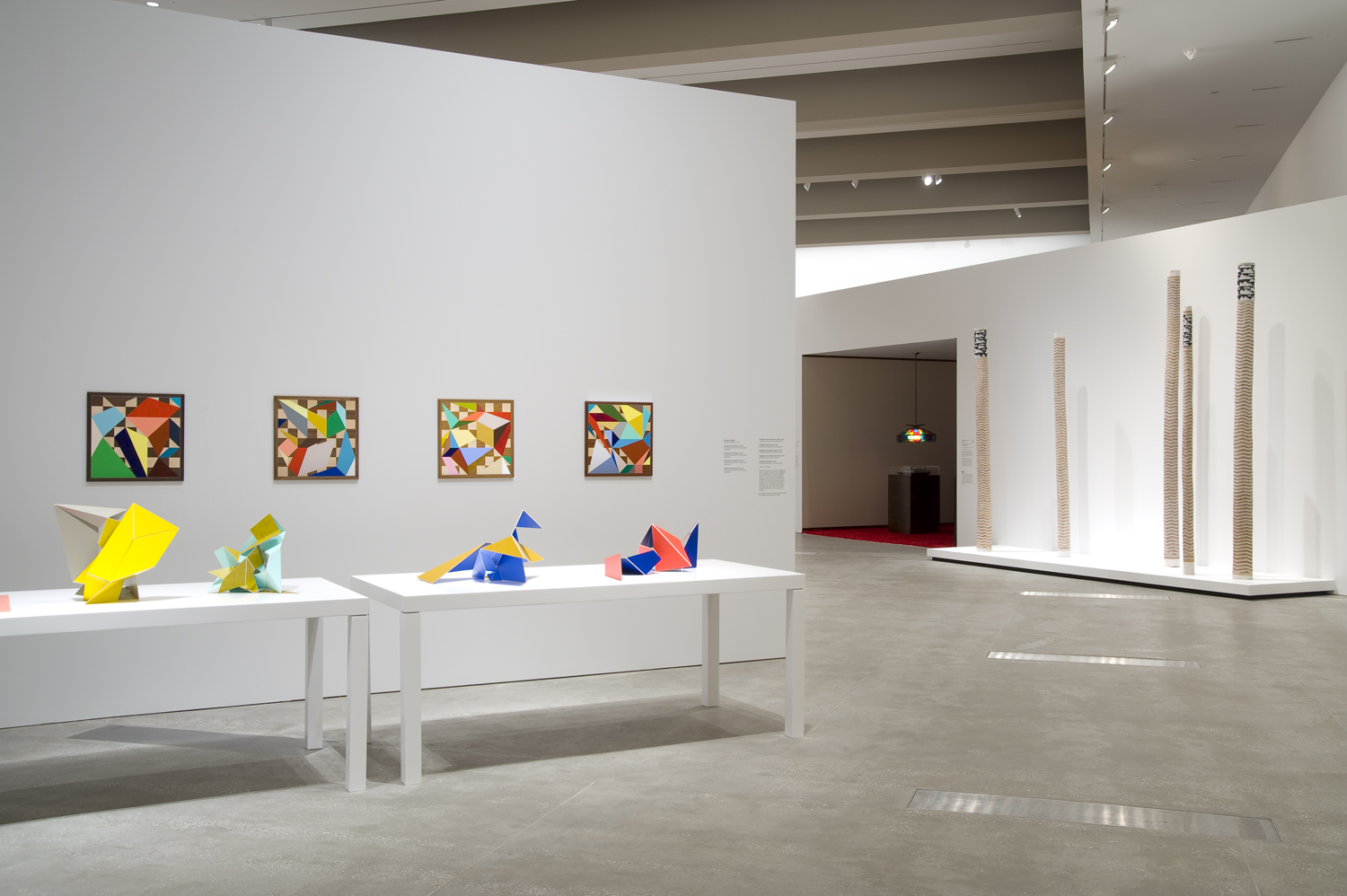   'Contemporary&nbsp;Australia: Optimism'&nbsp;&nbsp;2008  Gallery of Modern Art, Queensland Art Gallery, Brisbane Installation view Paintings and sculptures to the left 