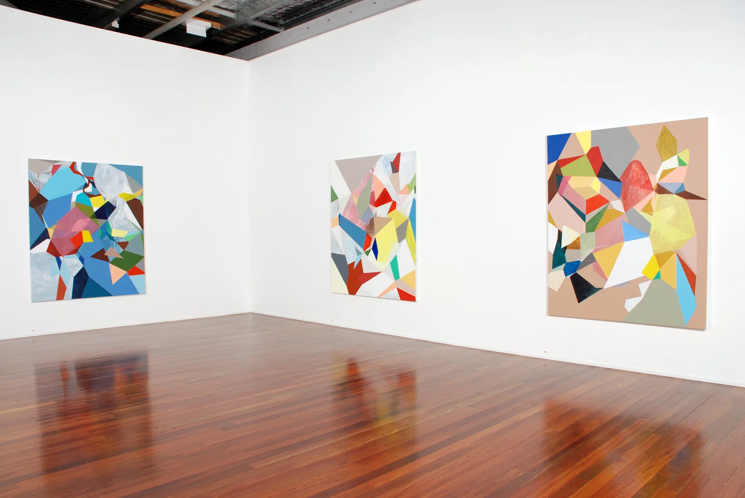 'New Paintings & Sculptures' 2008 Milani Gallery, Brisbane Installation view