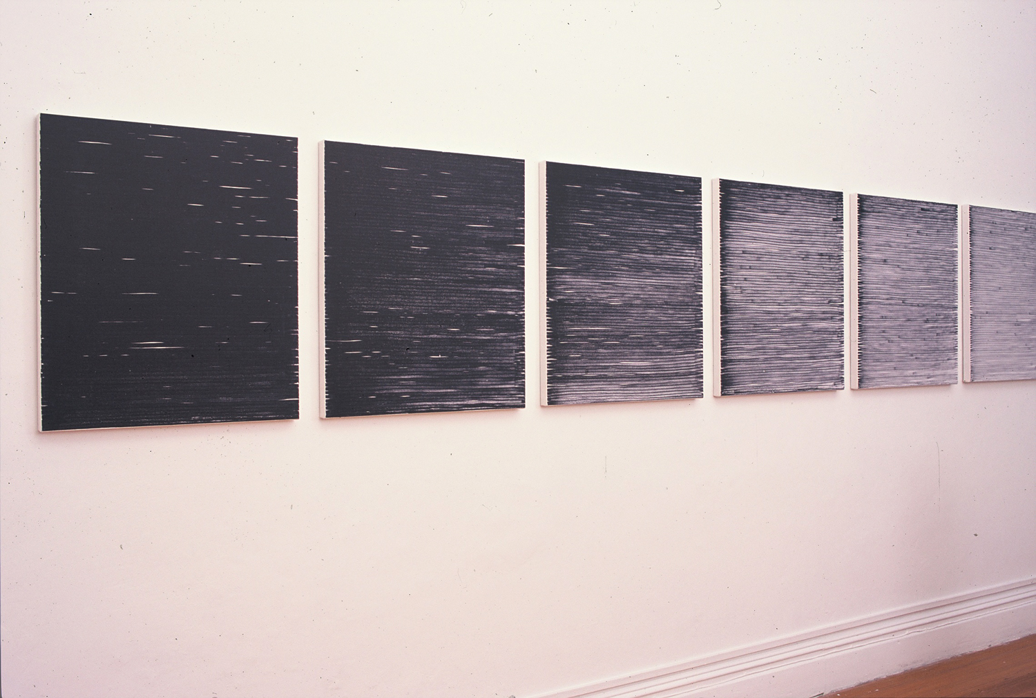 Untiltled (Artline 100) 2002 Marker on canvas