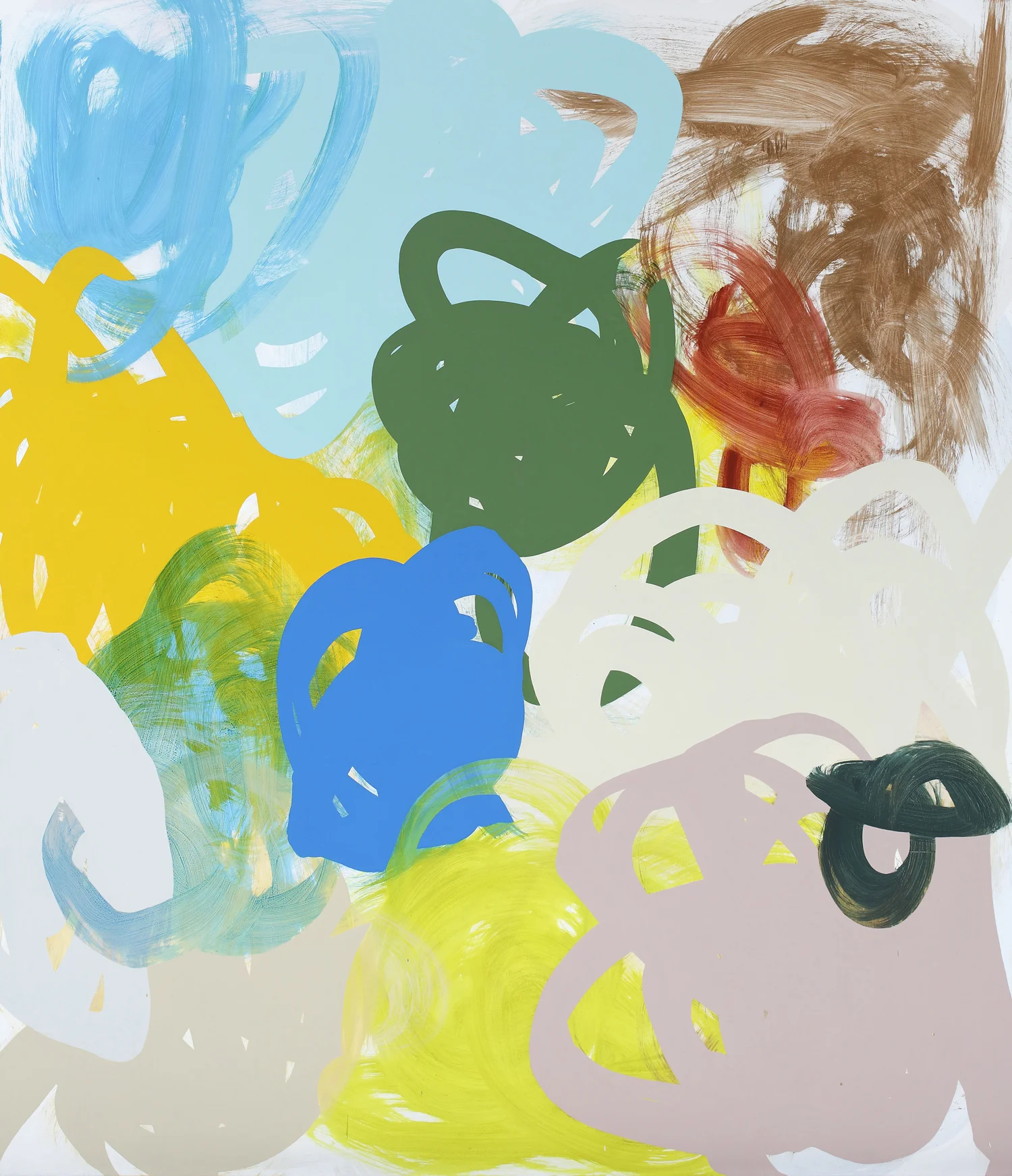 Openings 2010 Acrylic on board 140 x 120cm