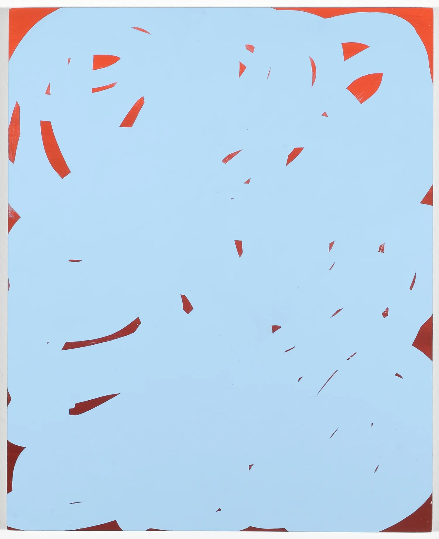 Quell (Reverse Shadow Painting) 2010 Acrylic on board 34 x 27.5cm