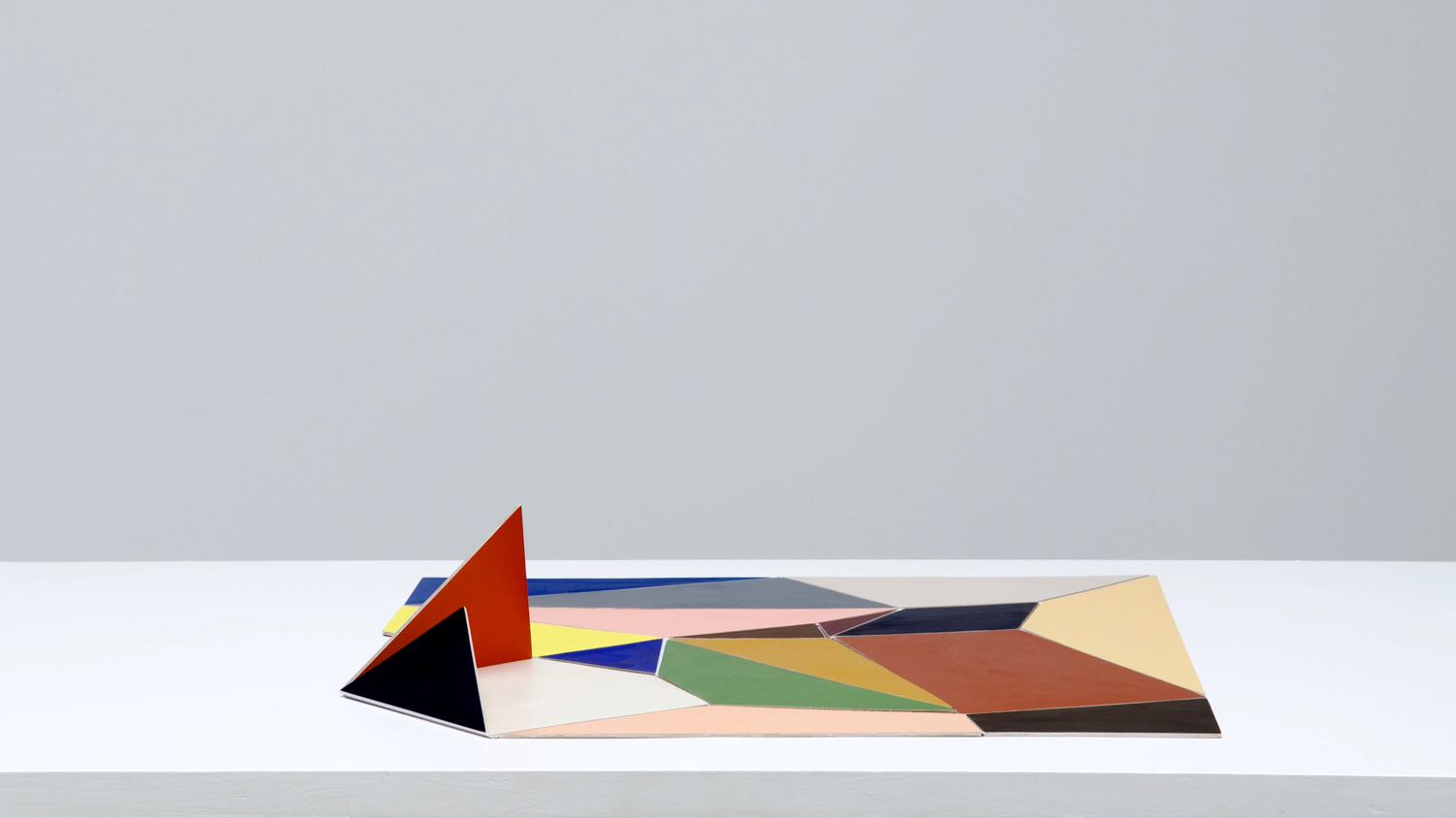    Multicoloured Adaptable #4 &nbsp;&nbsp;2008  Acrylic on aircraft plywood Dimensions variable 