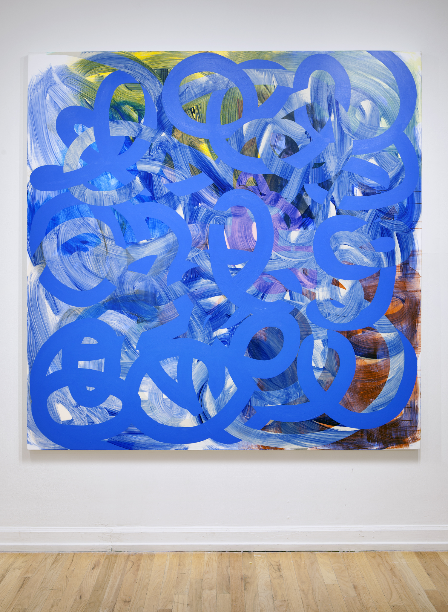 Move 2014 Acrylic on linen 185 x 185cm