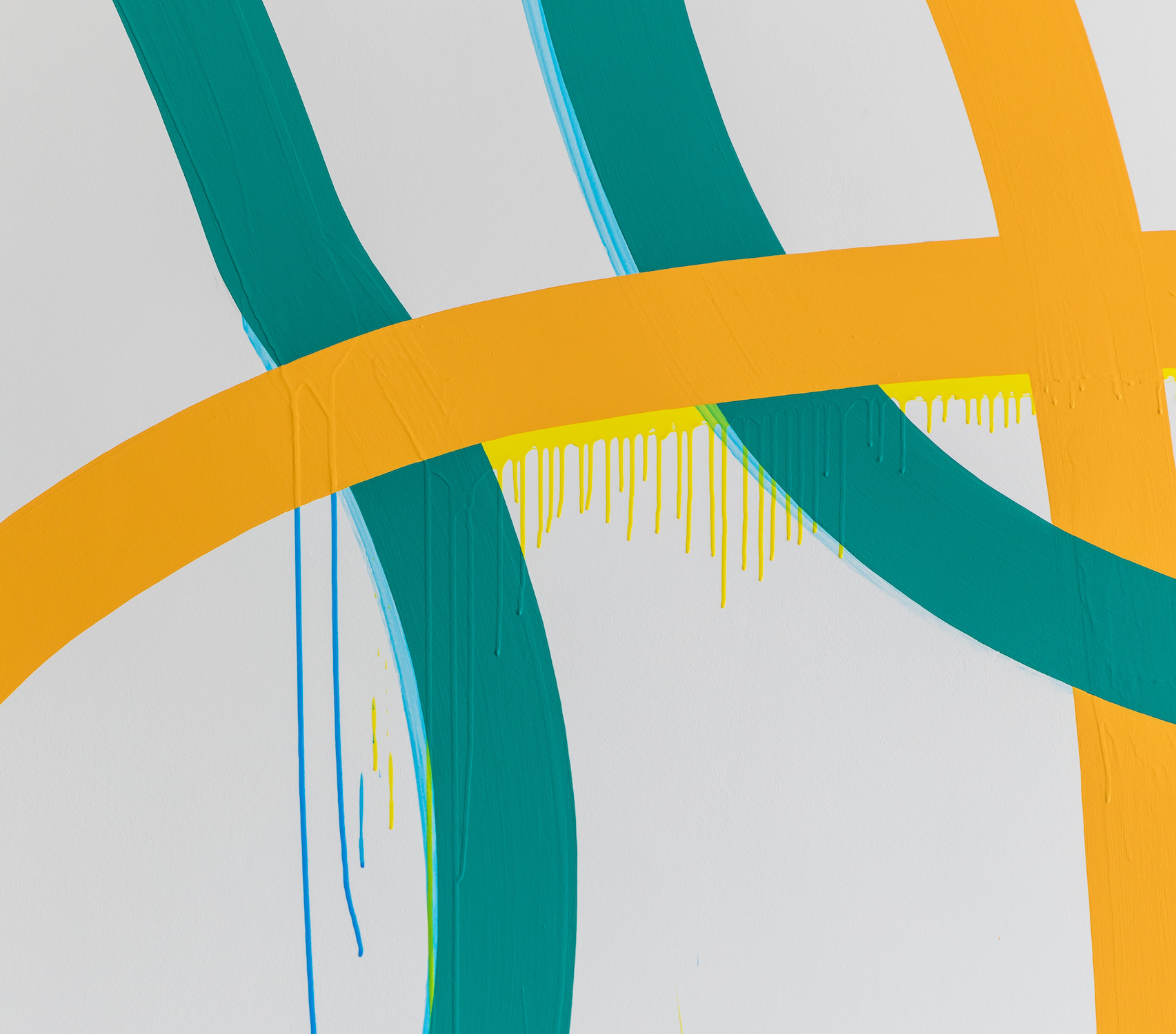 Triple Tangle 2018 (detail) Museum of Contemporary Art Foyer Wall Commission Synthetic polymer paint on wall 15 x 7 m