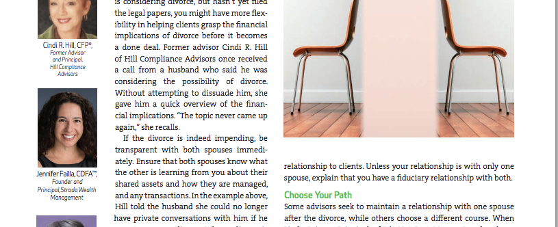 When Clients Divorce