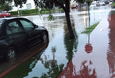 Stormwater flooding in Miami Beach, FL