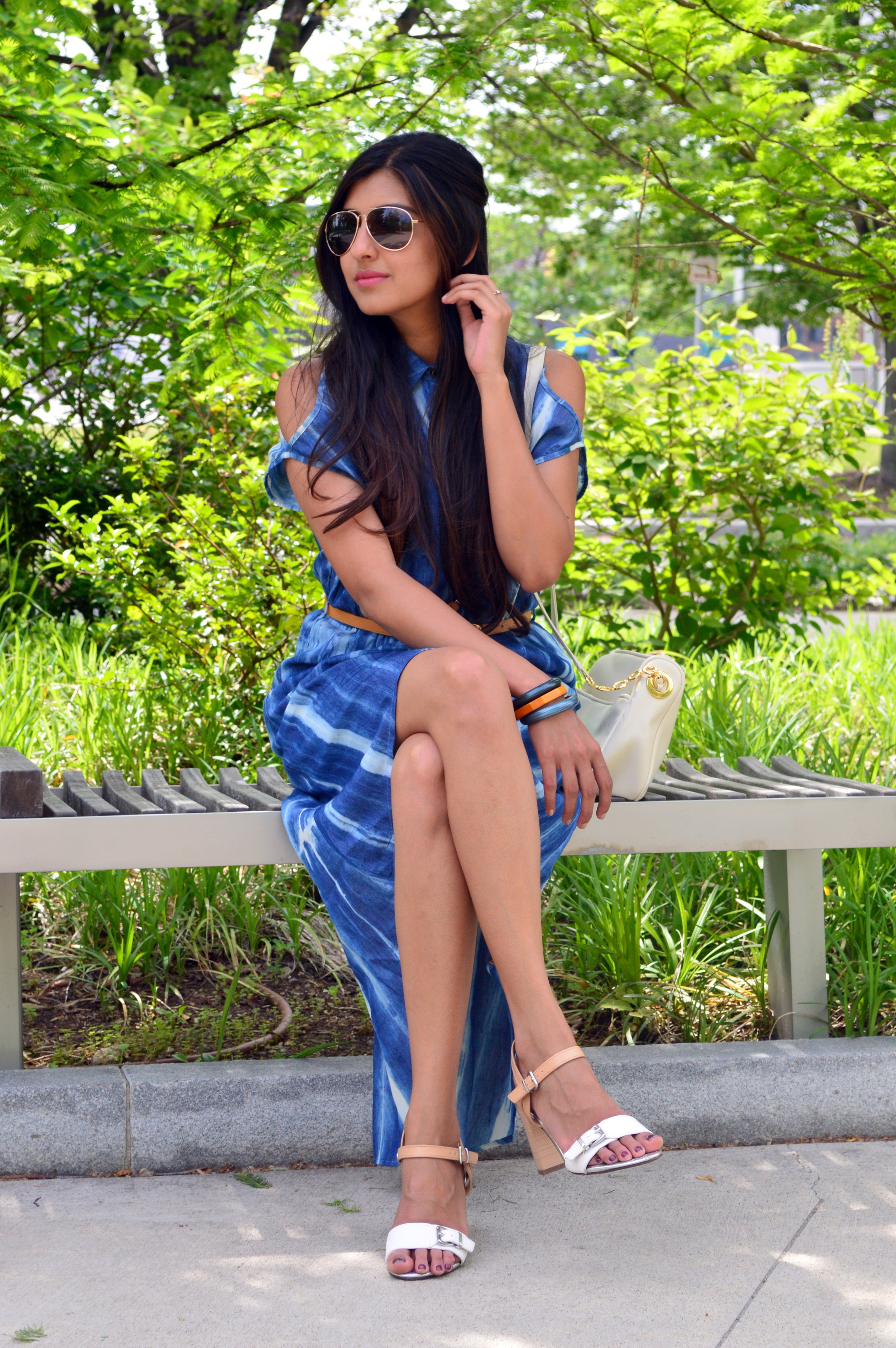 Tie Dye Denim Dress