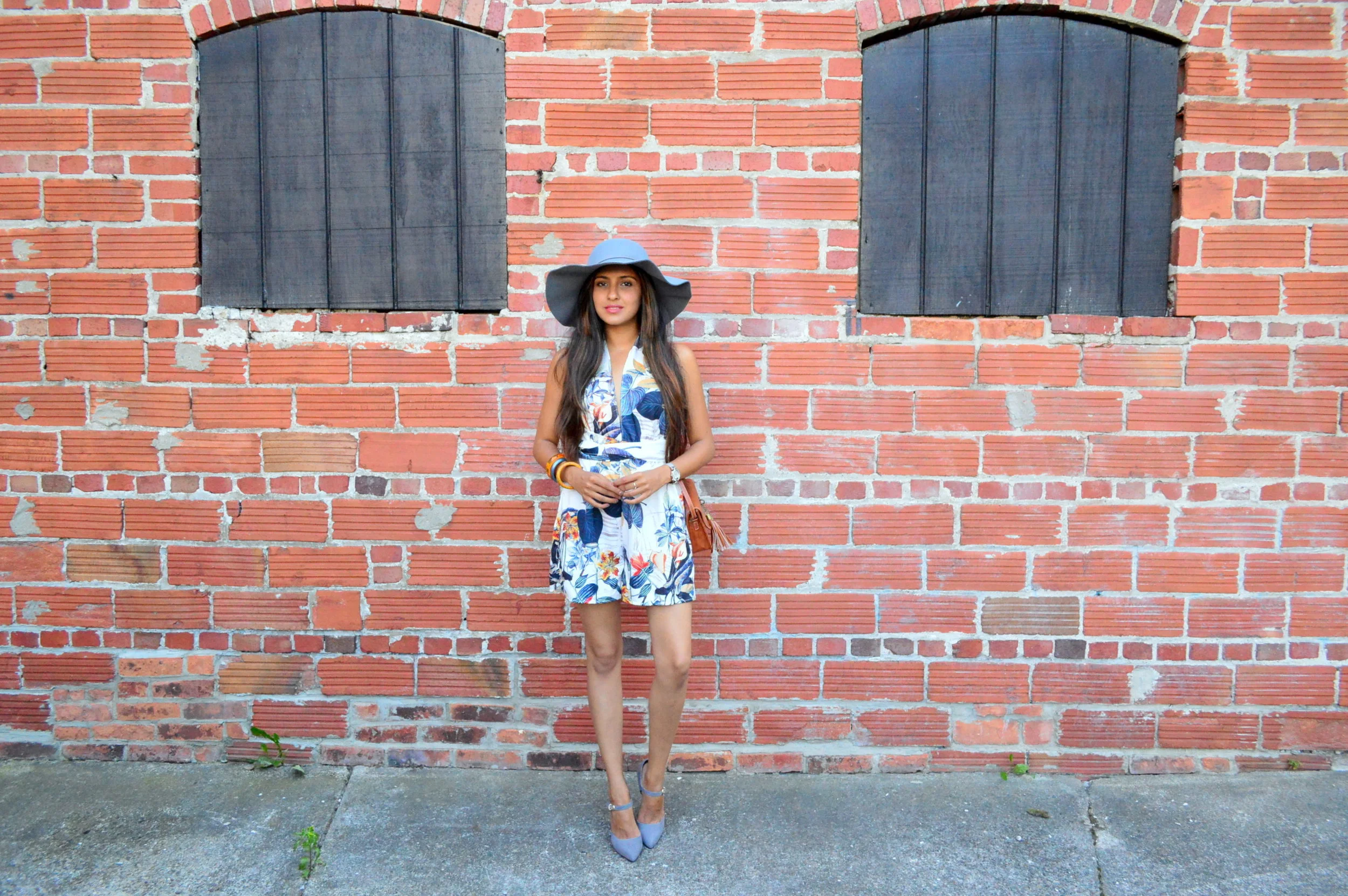 Paradise Print Romper 