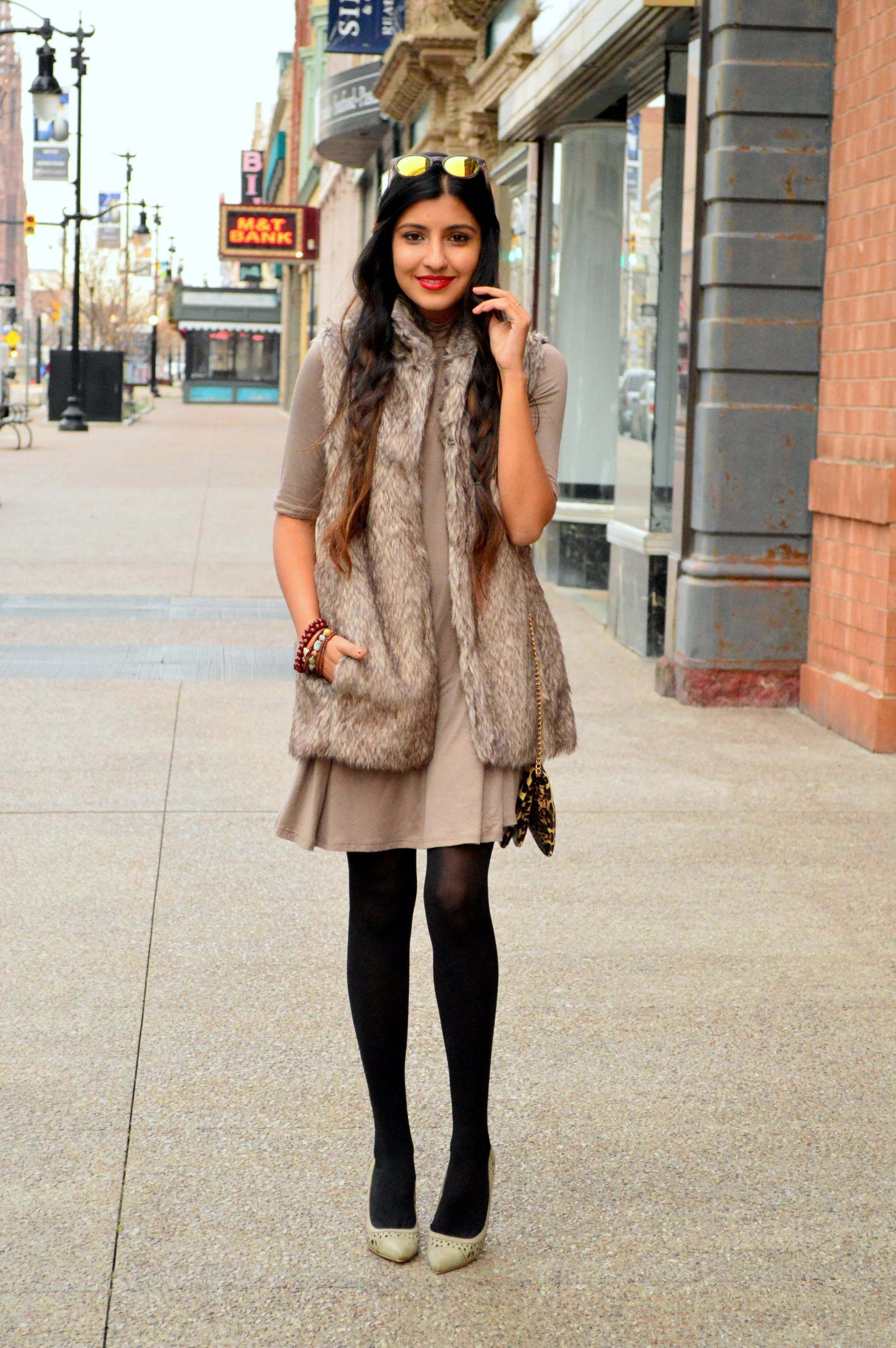 Taupe layers-faux fur 6