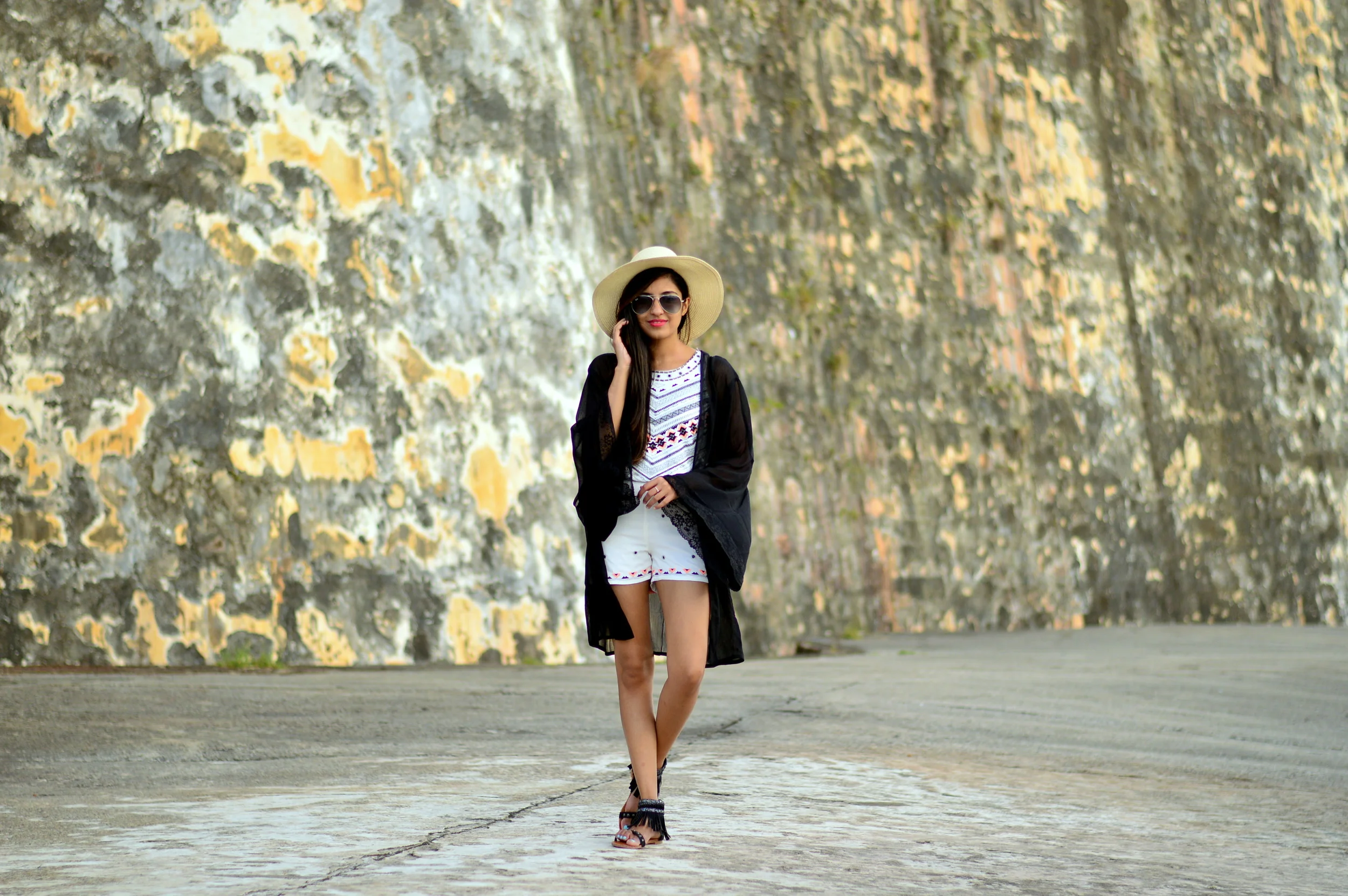 Embellished Playsuit: Old San Juan, Puerto Rico
