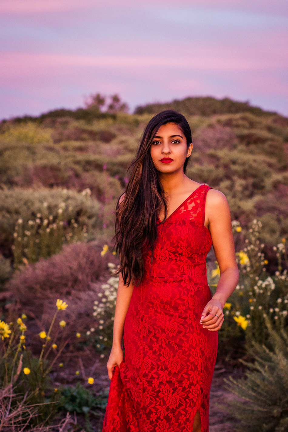 Red Lace Dress: La Jolla, San Diego — Miss Minus Sized