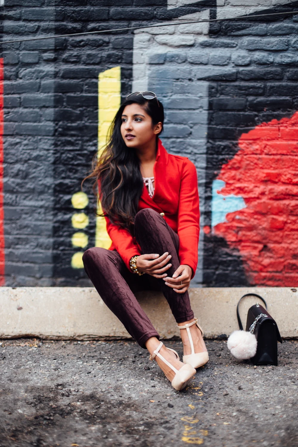 velvet-burgundy-pants-red-holiday-season-style-blogger-outfit-denver-colorado 2