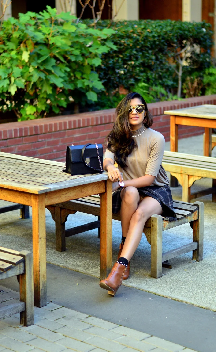 Fall Plaid Skirt