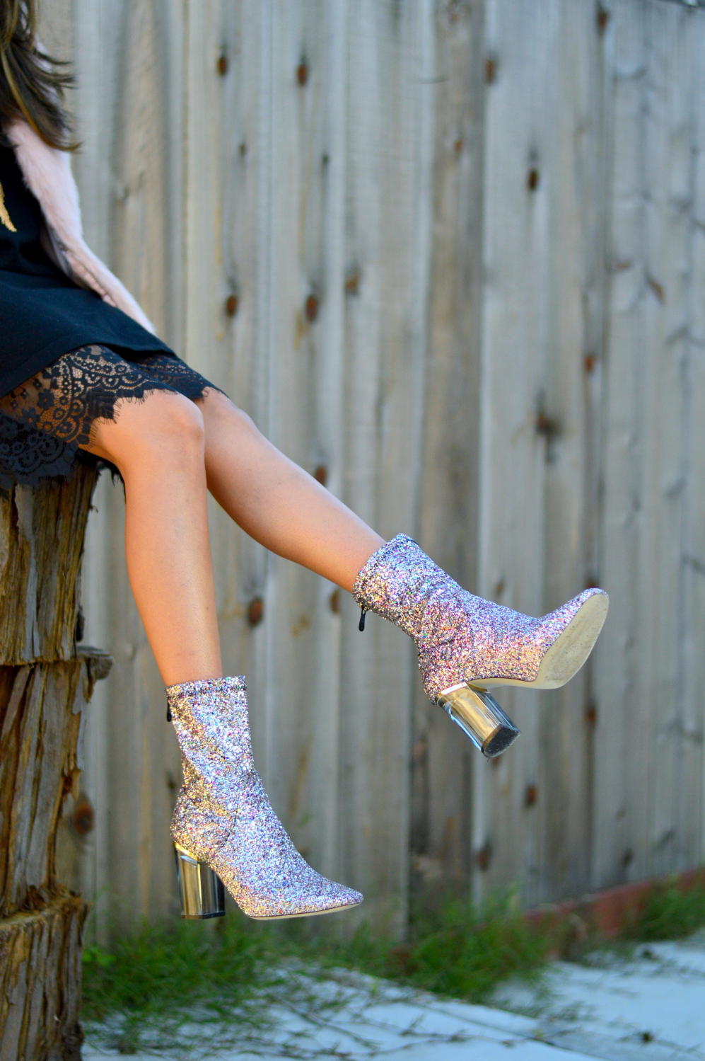How to Wear Glitter Ankle Boots – People & Styles