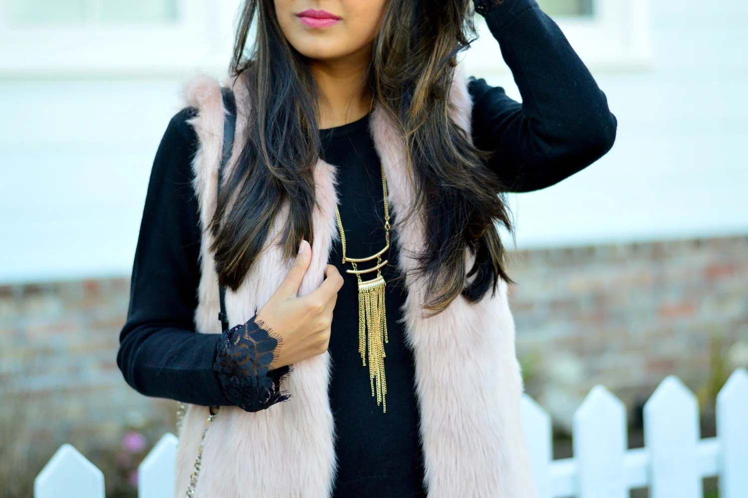 January in California: Sweater Dress + Glitter Booties
