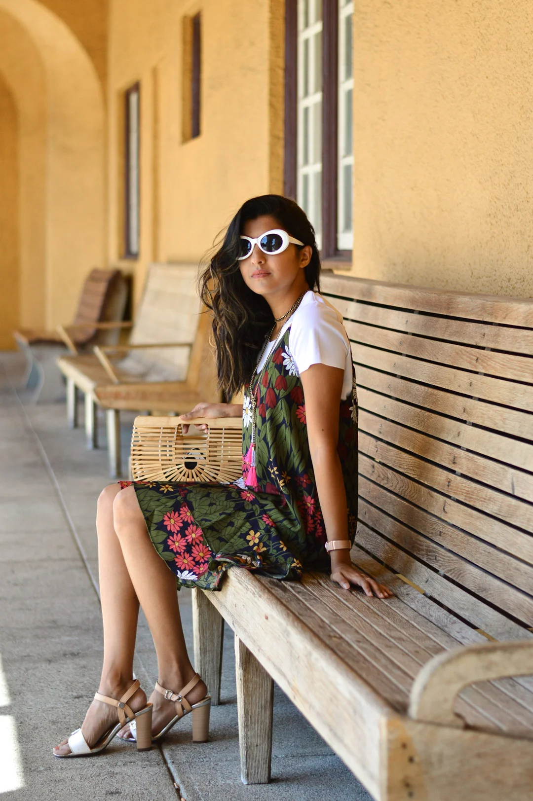 Fall Floral Slip Dress
