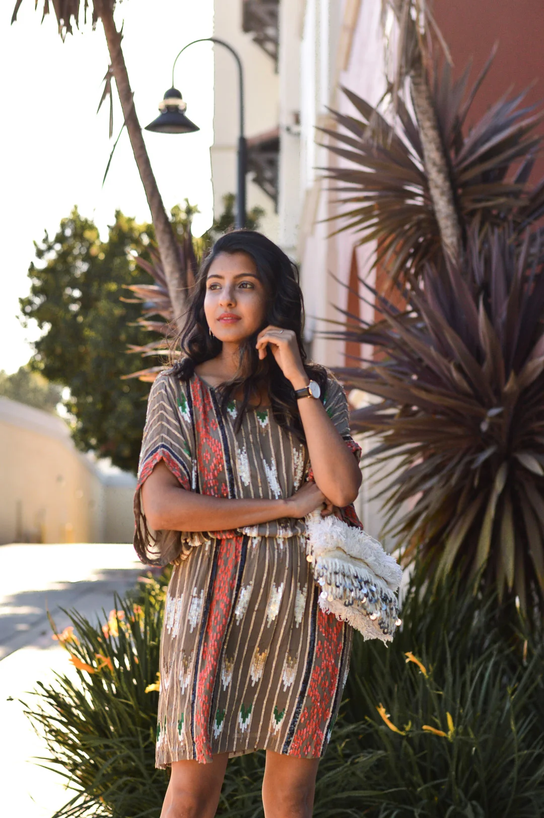 One Sequined Dress, Two Colorways