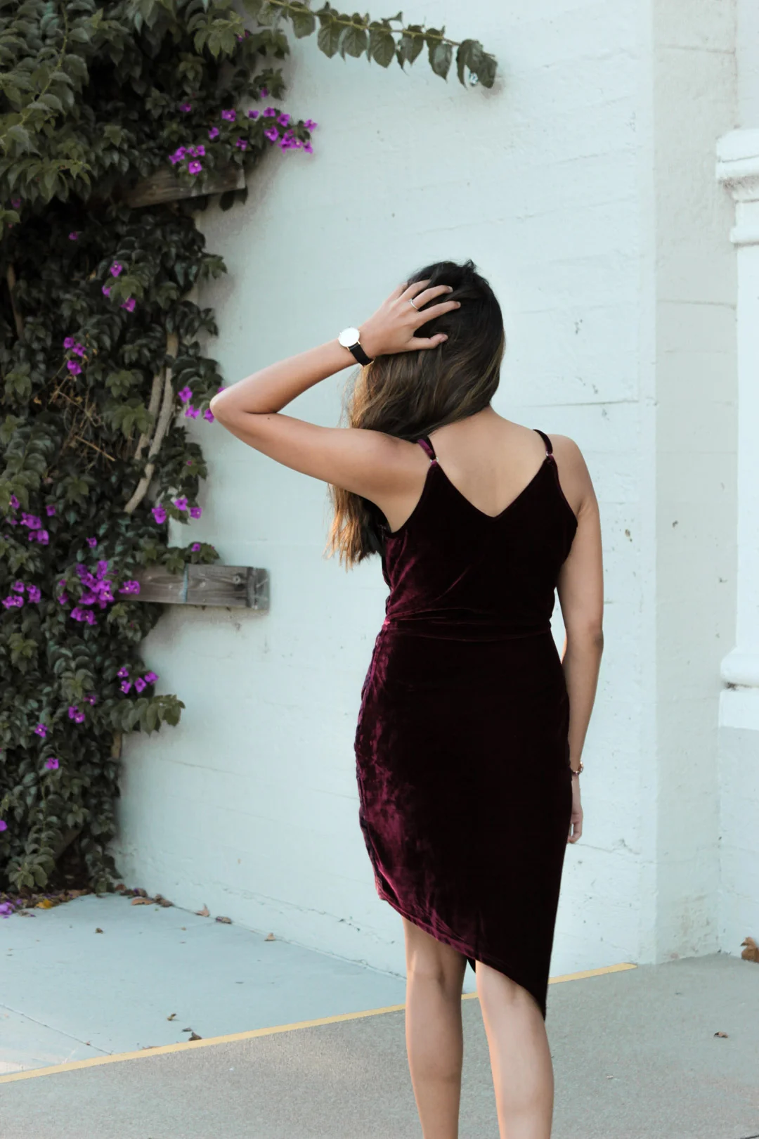 velvet-wrap-floral-dress-nye-party-style-blogger-outfit 8