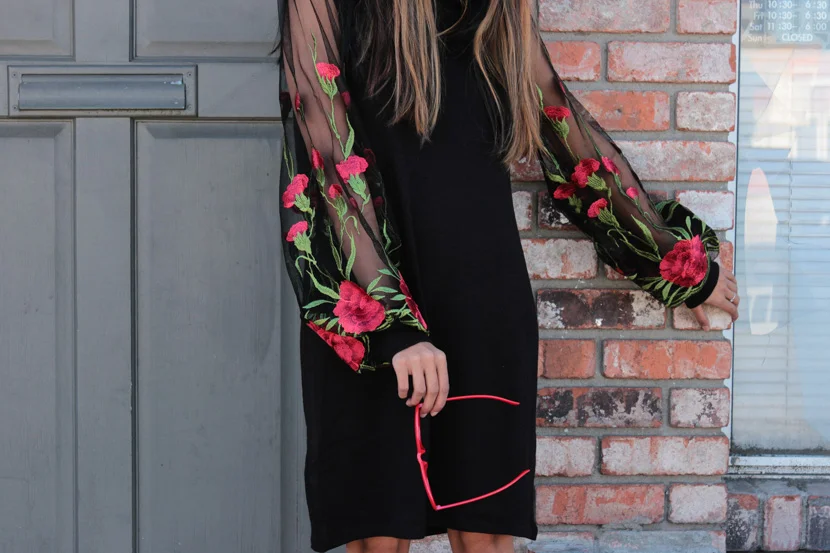Little Black Winter Dress