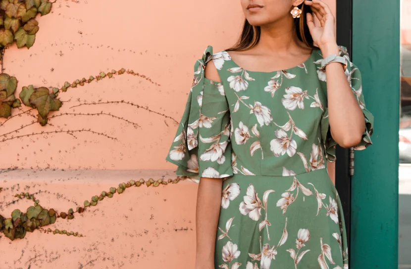 A Dress, a Dream :: Floral Midi Dress 