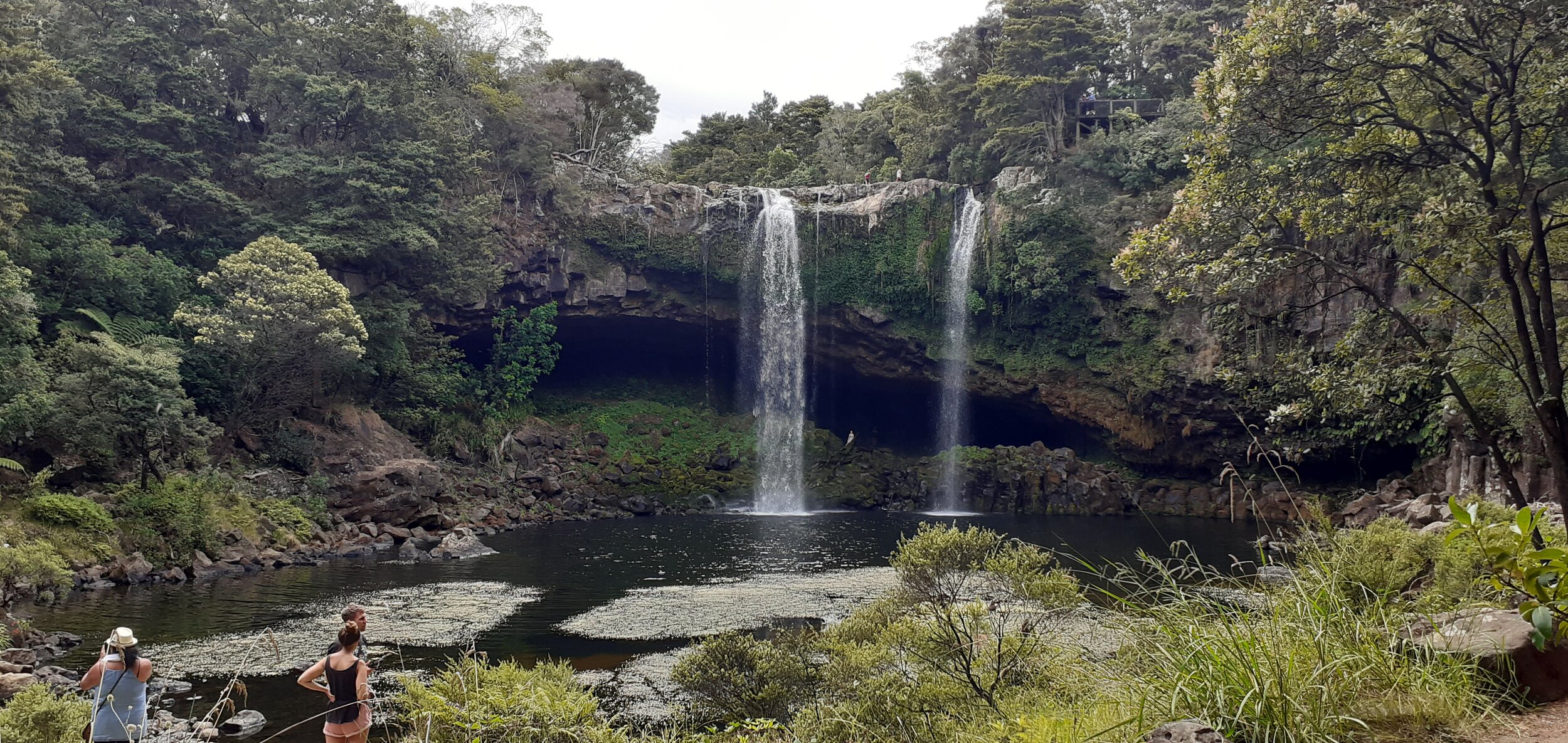 Walking trails to Rainbow Falls 