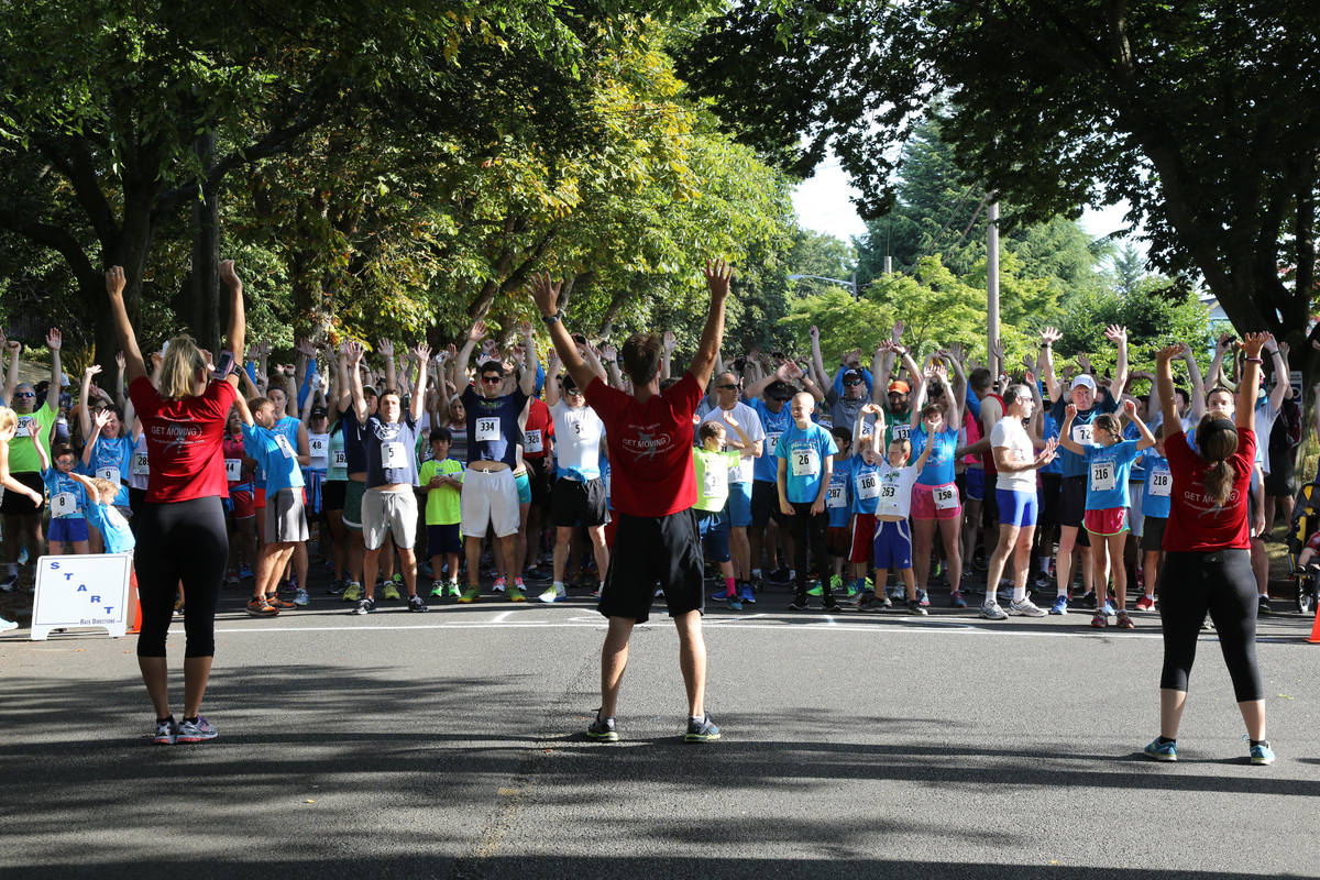 Fun Run starting line