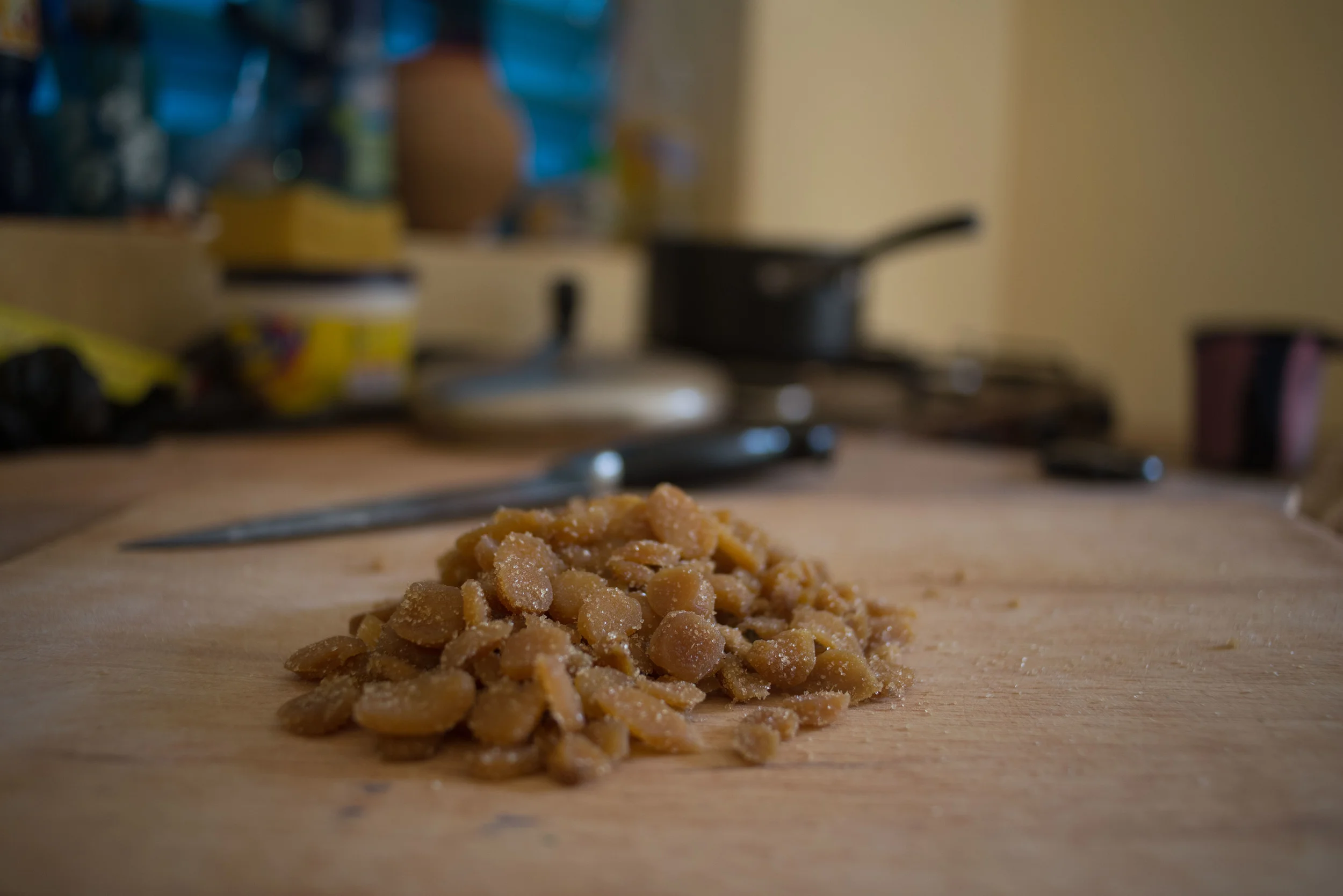 Candied ginger. 