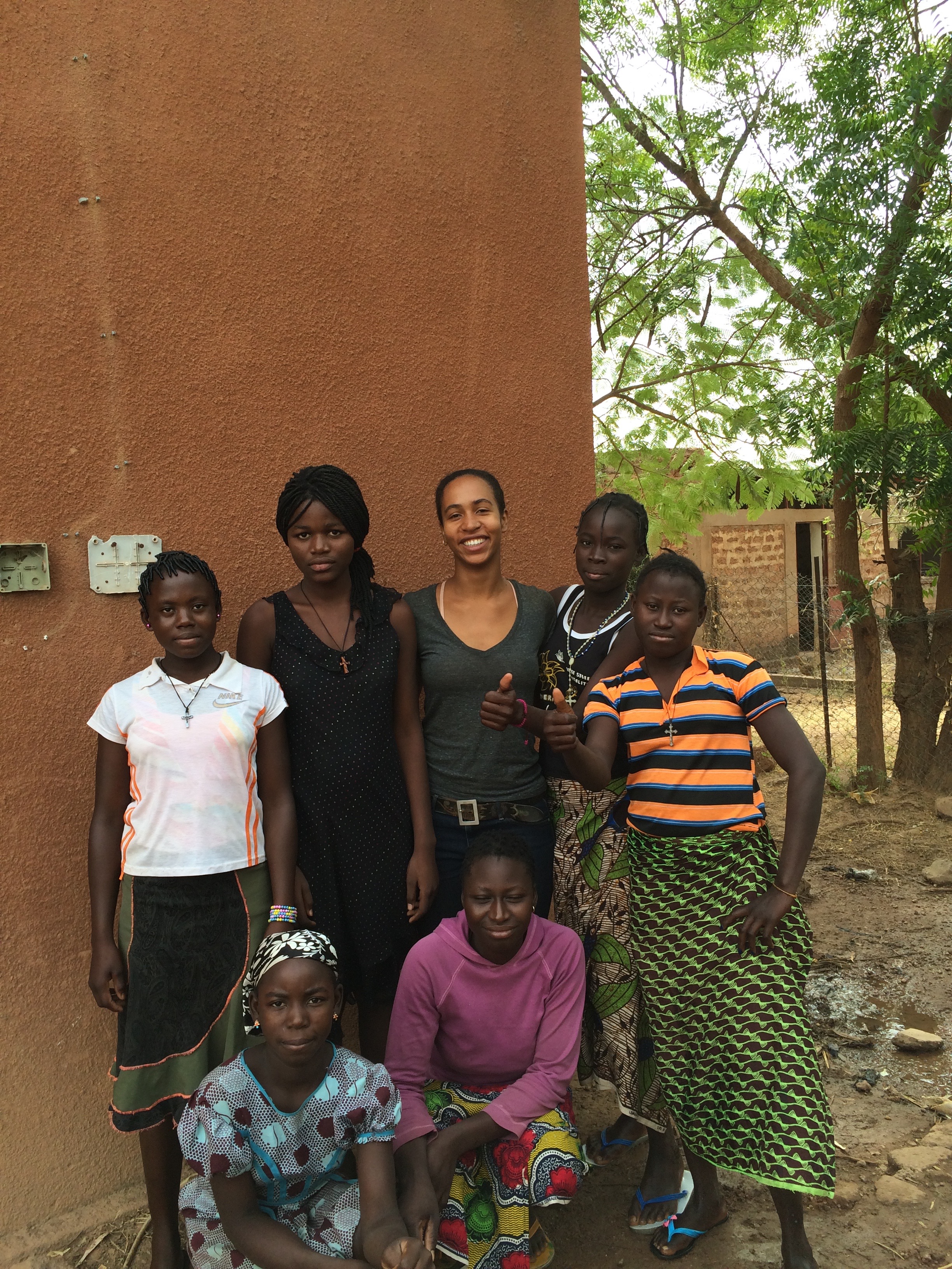 When the girls demanded a photo with me. 