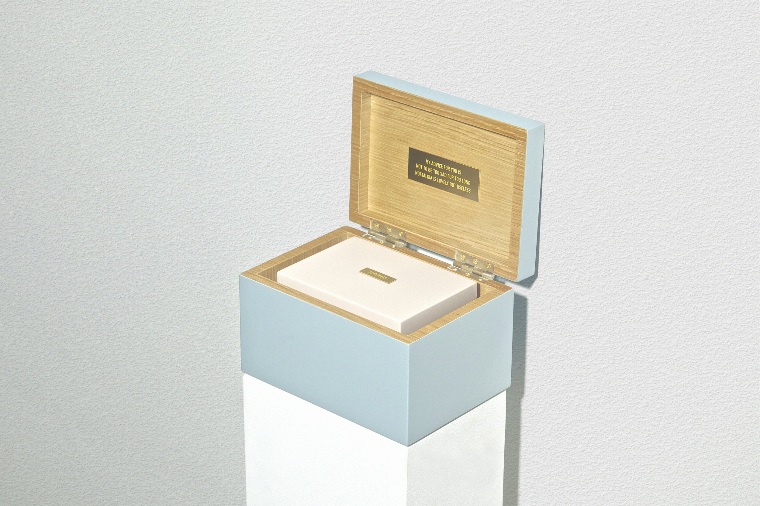 INSTALLATION OAK, POLYUTHERANE PAINT, BRASS VARYING SIZES 013
